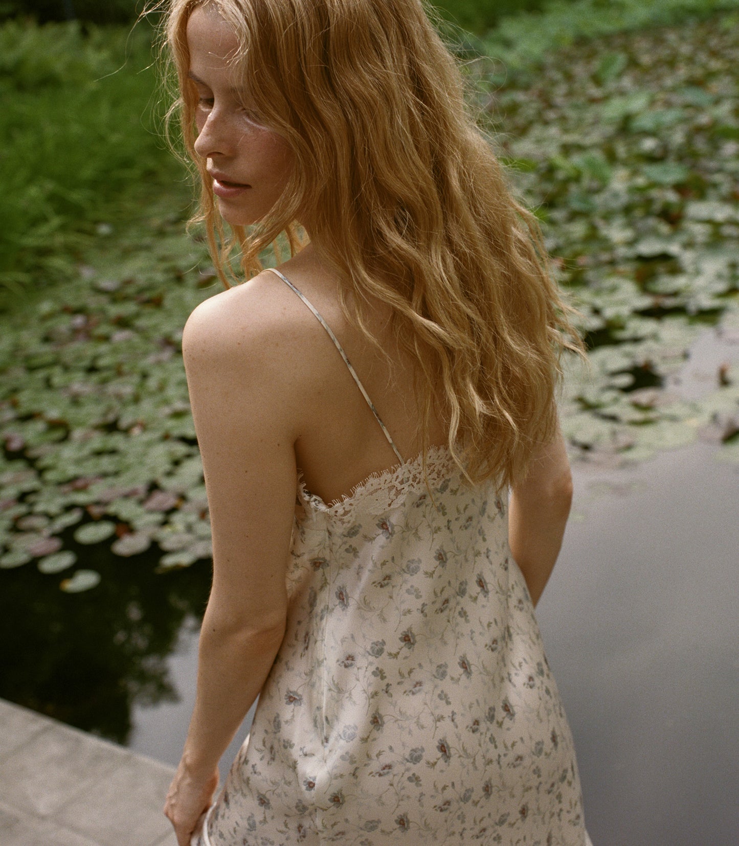 BETHILDE DRESS -- CAMELLIA BLOOM