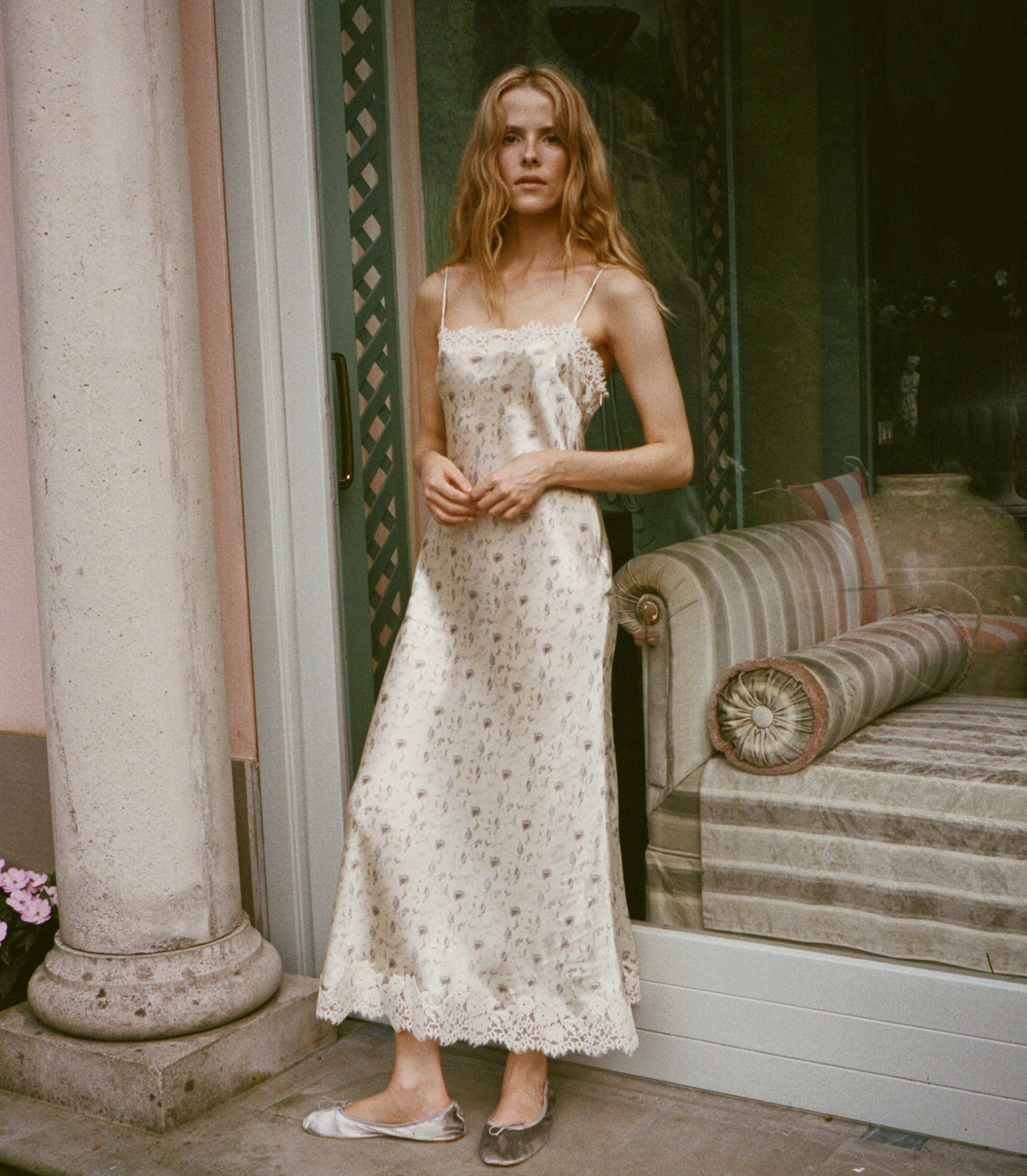 BETHILDE DRESS -- CAMELLIA BLOOM view 11
