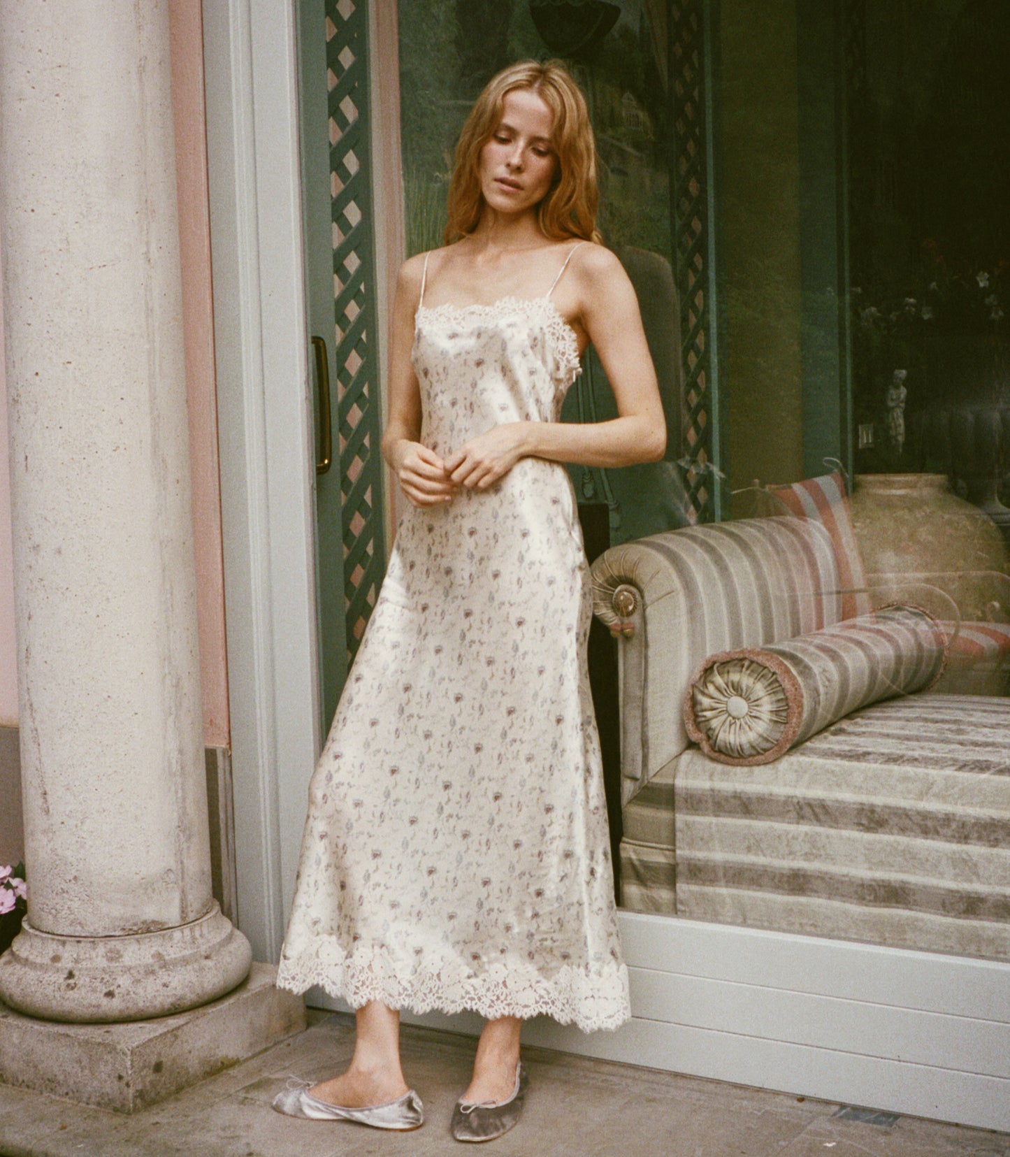 BETHILDE DRESS -- CAMELLIA BLOOM
