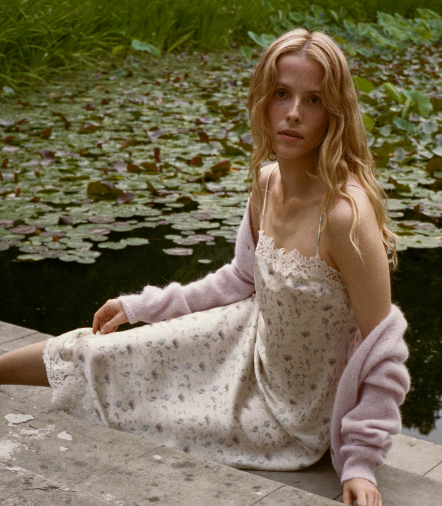 BETHILDE DRESS -- CAMELLIA BLOOM