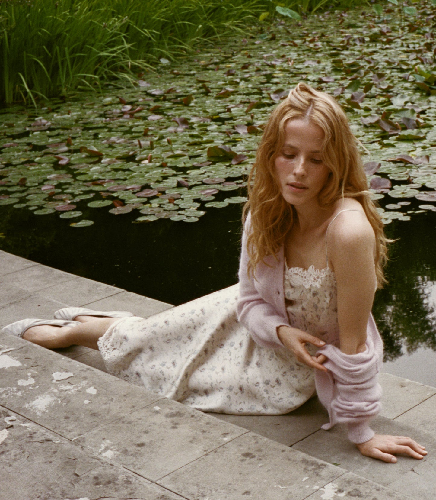BETHILDE DRESS -- CAMELLIA BLOOM