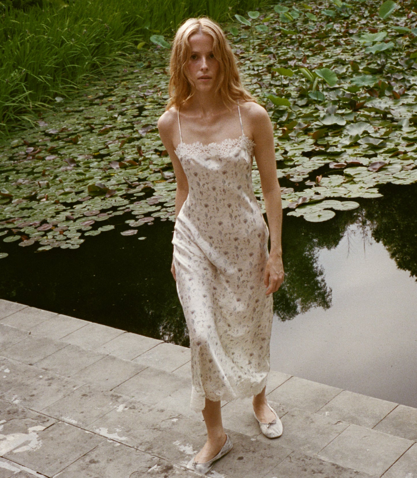 BETHILDE DRESS -- CAMELLIA BLOOM