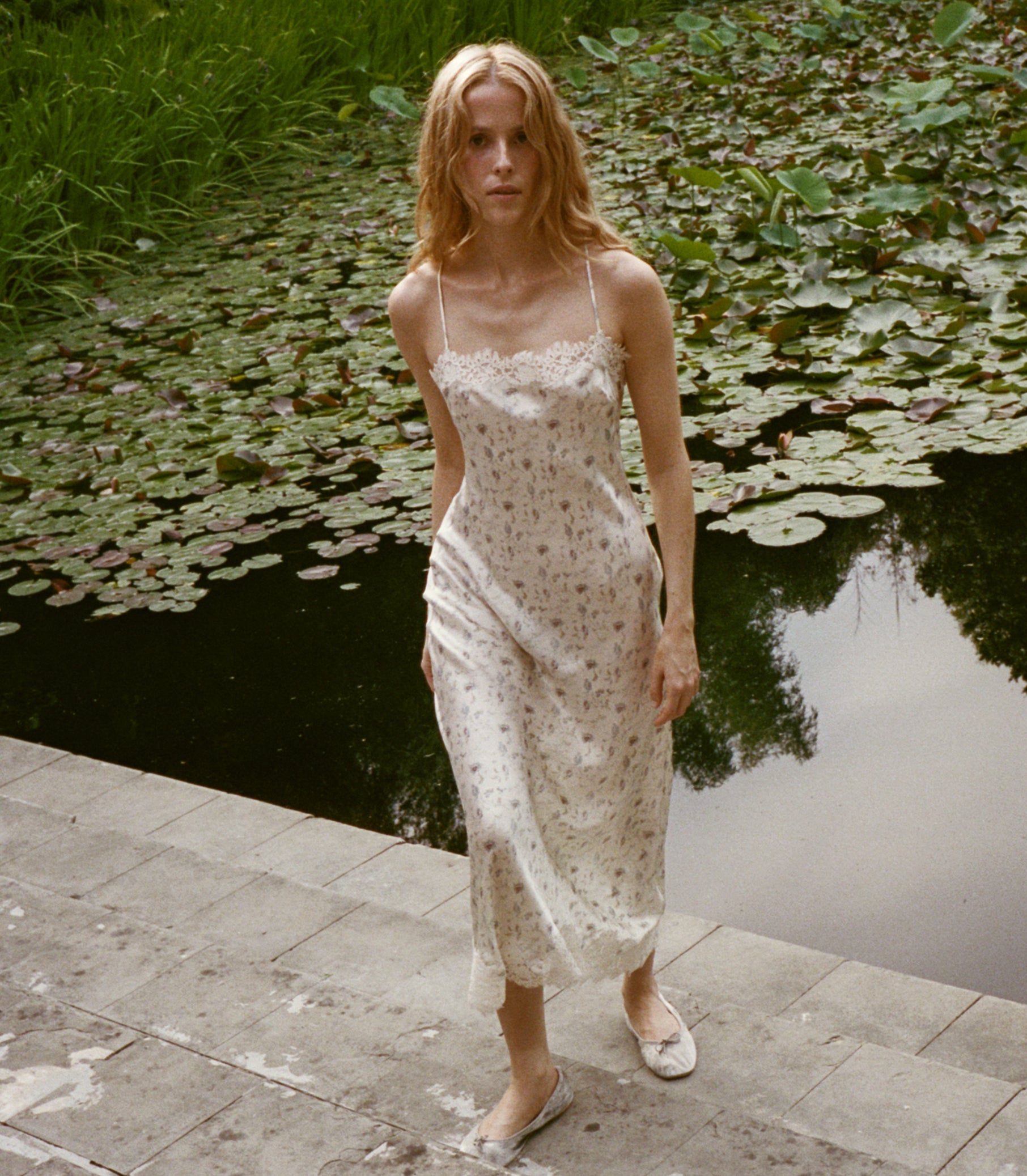 BETHILDE DRESS -- CAMELLIA BLOOM view 20
