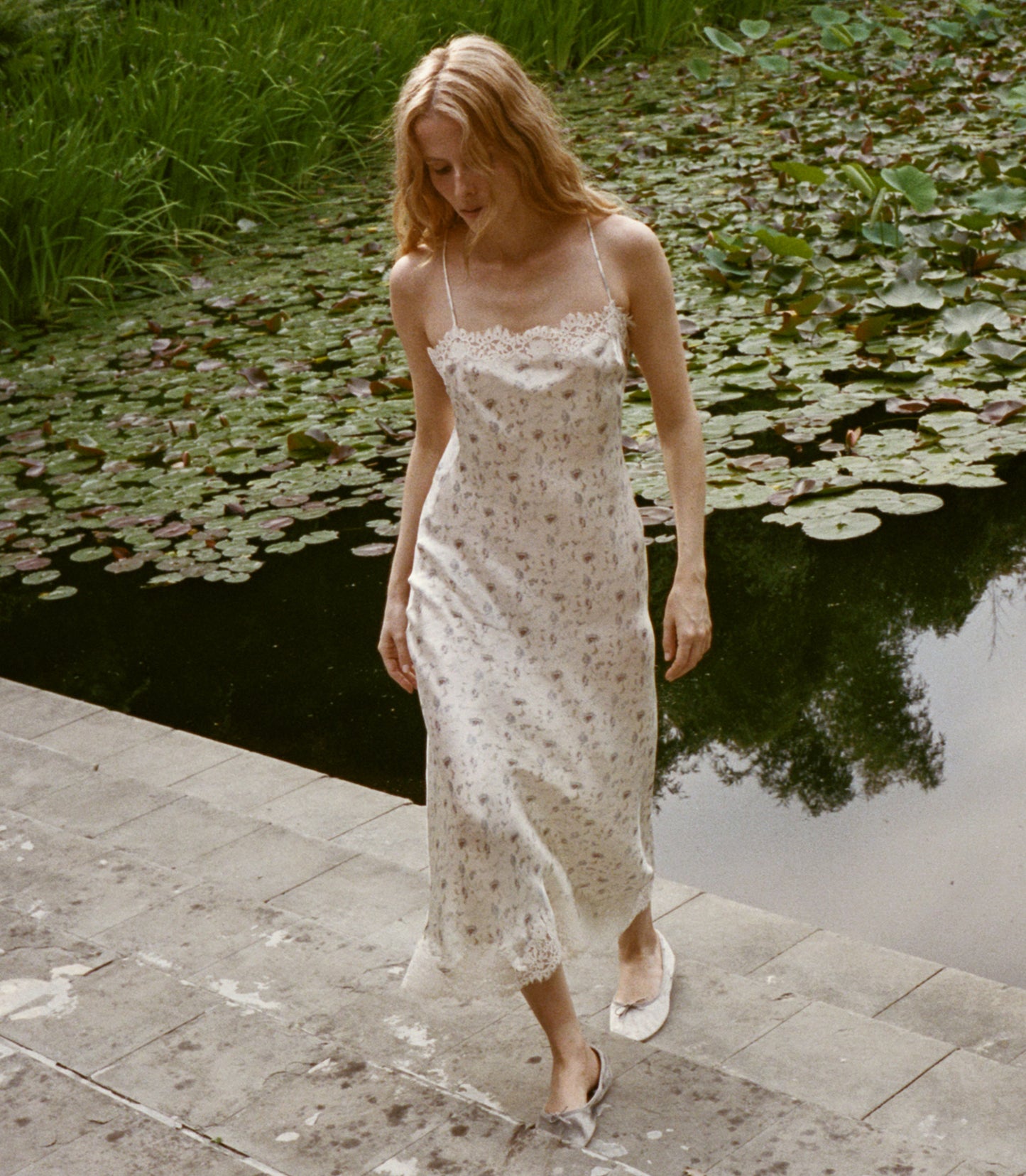 BETHILDE DRESS -- CAMELLIA BLOOM