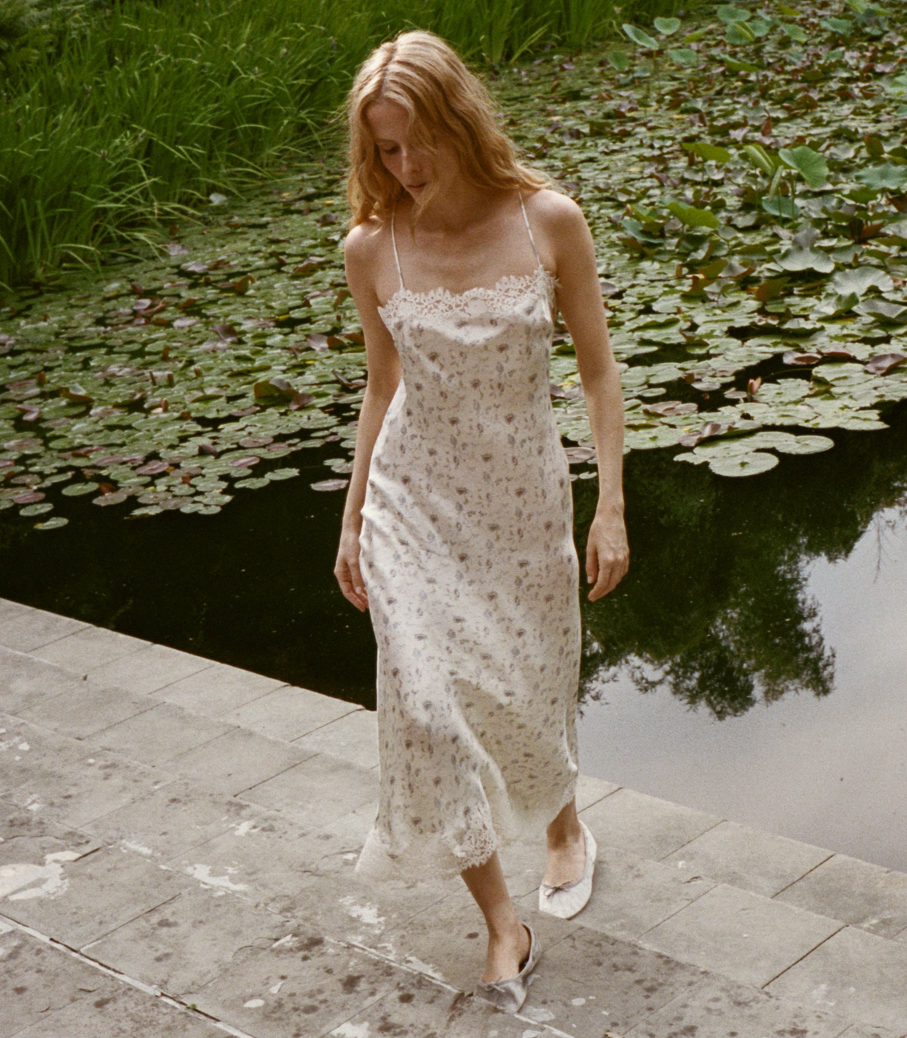 BETHILDE DRESS -- CAMELLIA BLOOM view 21
