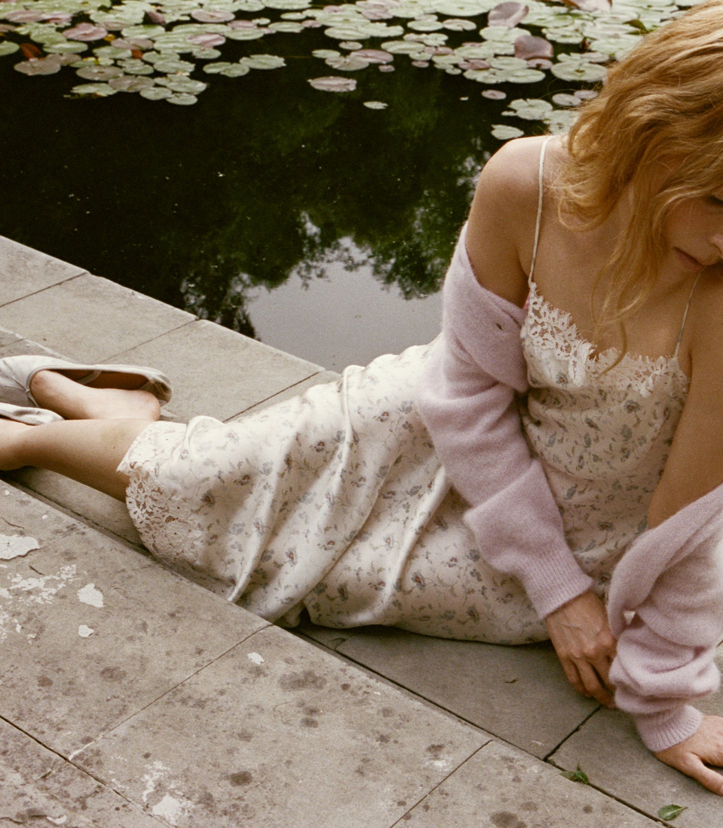 BETHILDE DRESS -- CAMELLIA BLOOM