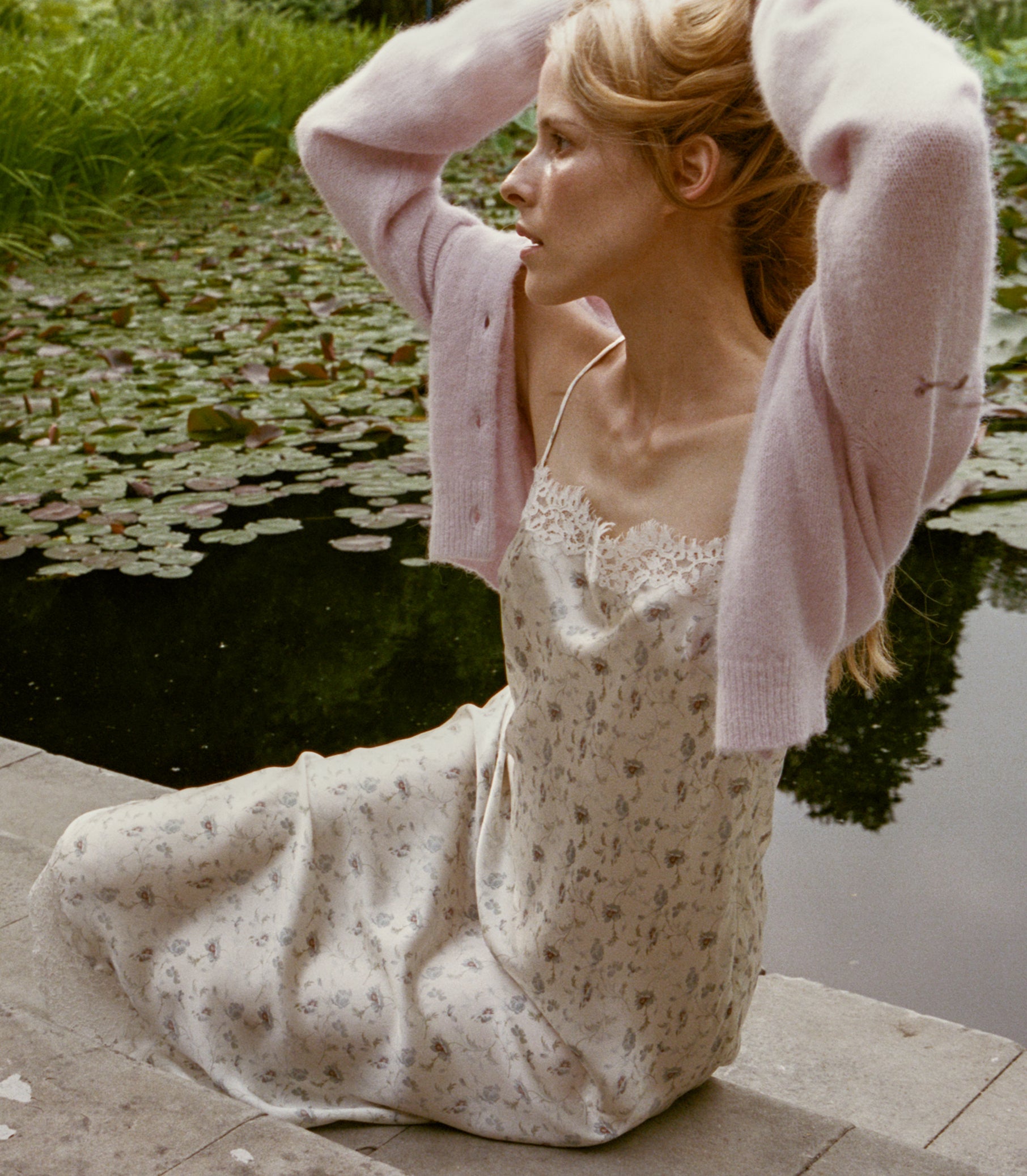 BETHILDE DRESS -- CAMELLIA BLOOM view 24
