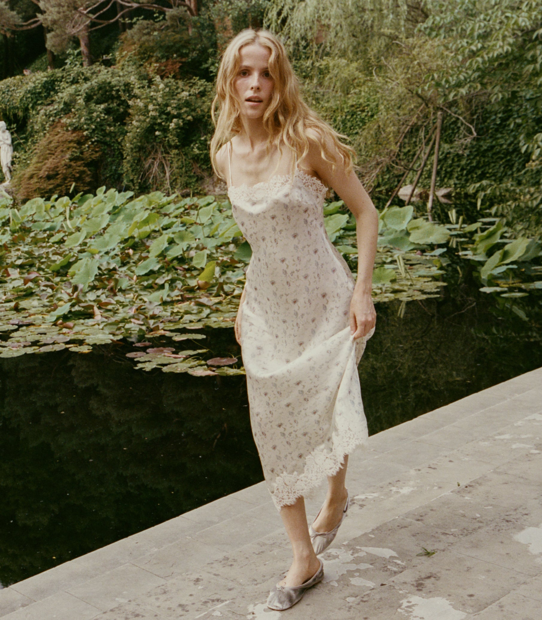 BETHILDE DRESS -- CAMELLIA BLOOM view 28
