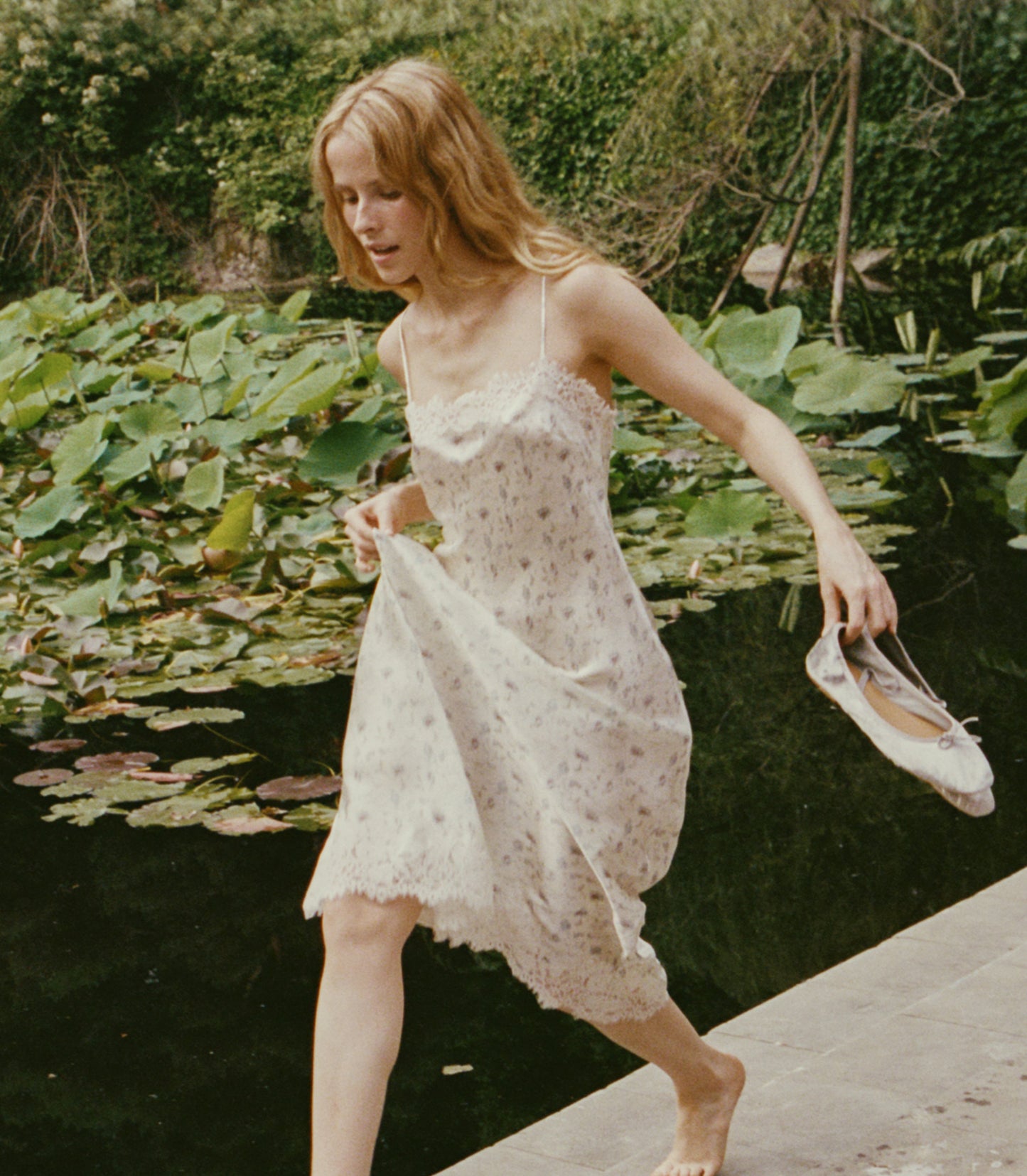 BETHILDE DRESS -- CAMELLIA BLOOM