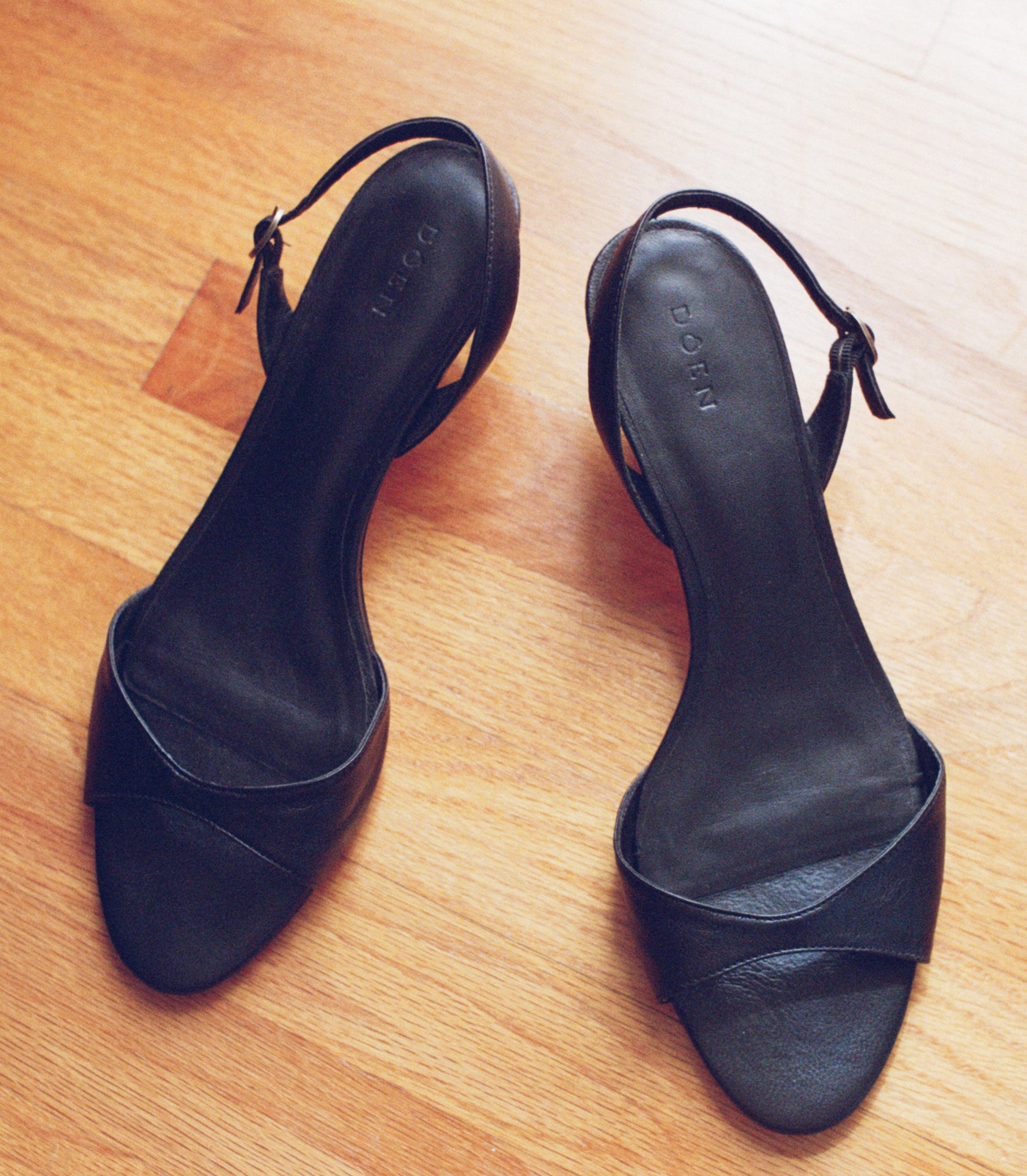 BETTE SLINGBACK -- BLACK NAPPA view 4
