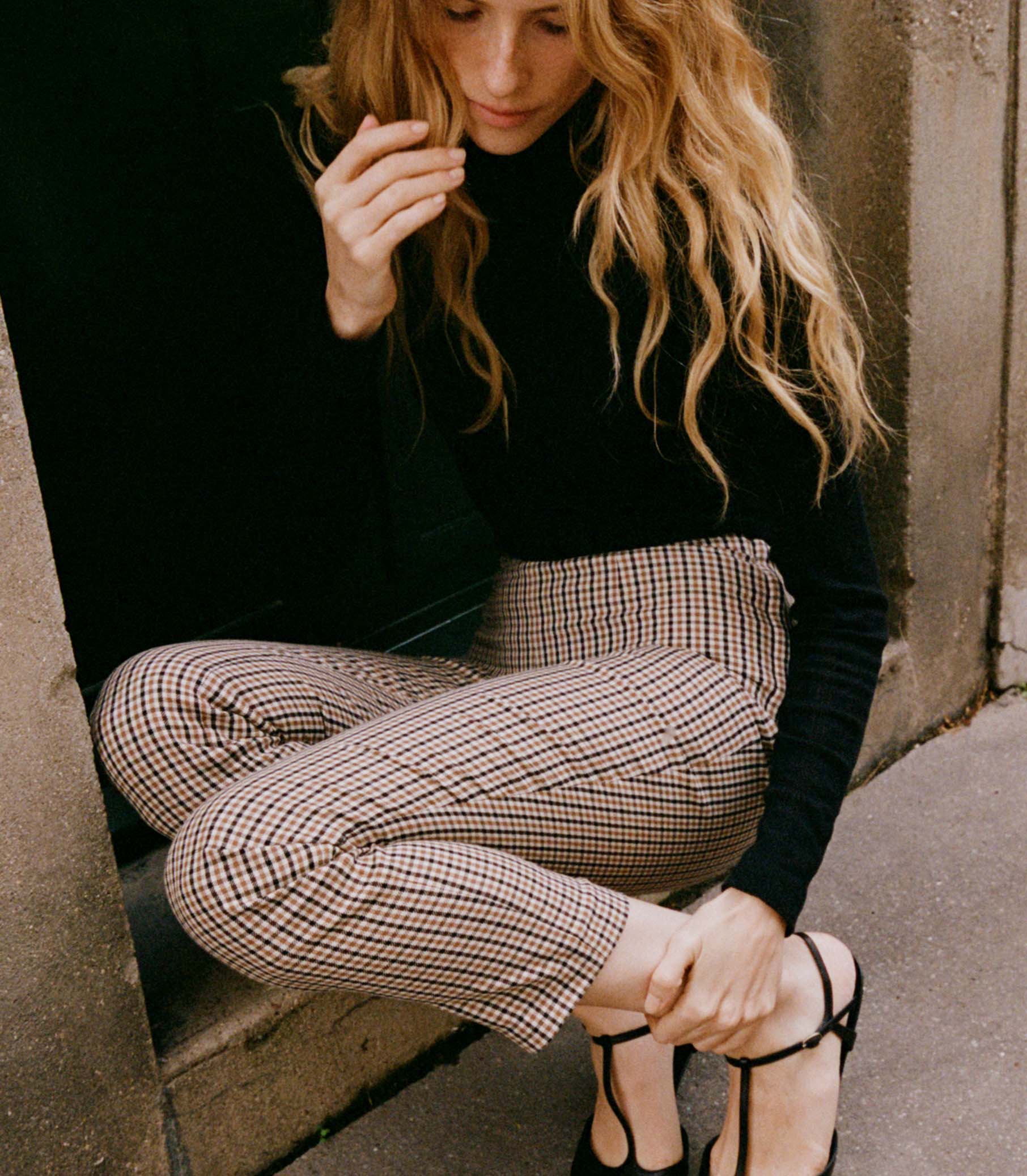 HMD -- BETTIE PANT -- BRIDGET CHECK view 2
