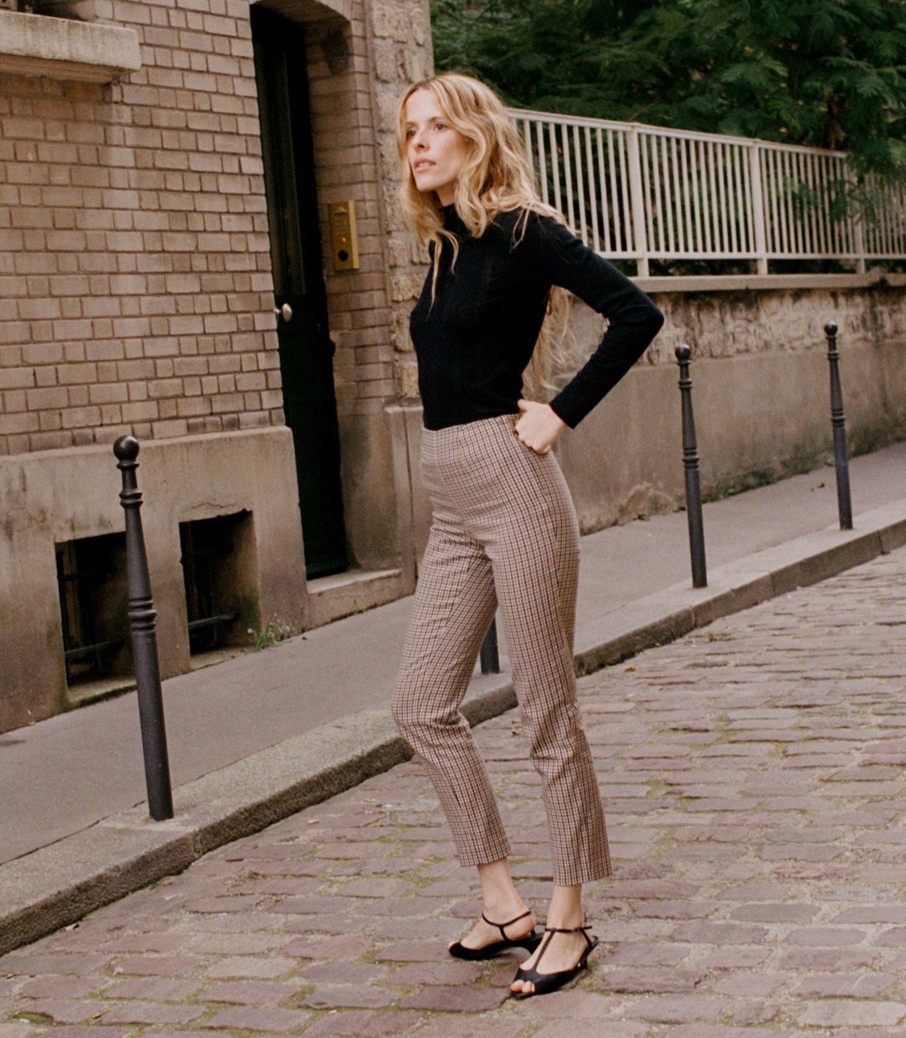 HMD -- BETTIE PANT -- BRIDGET CHECK view 1
