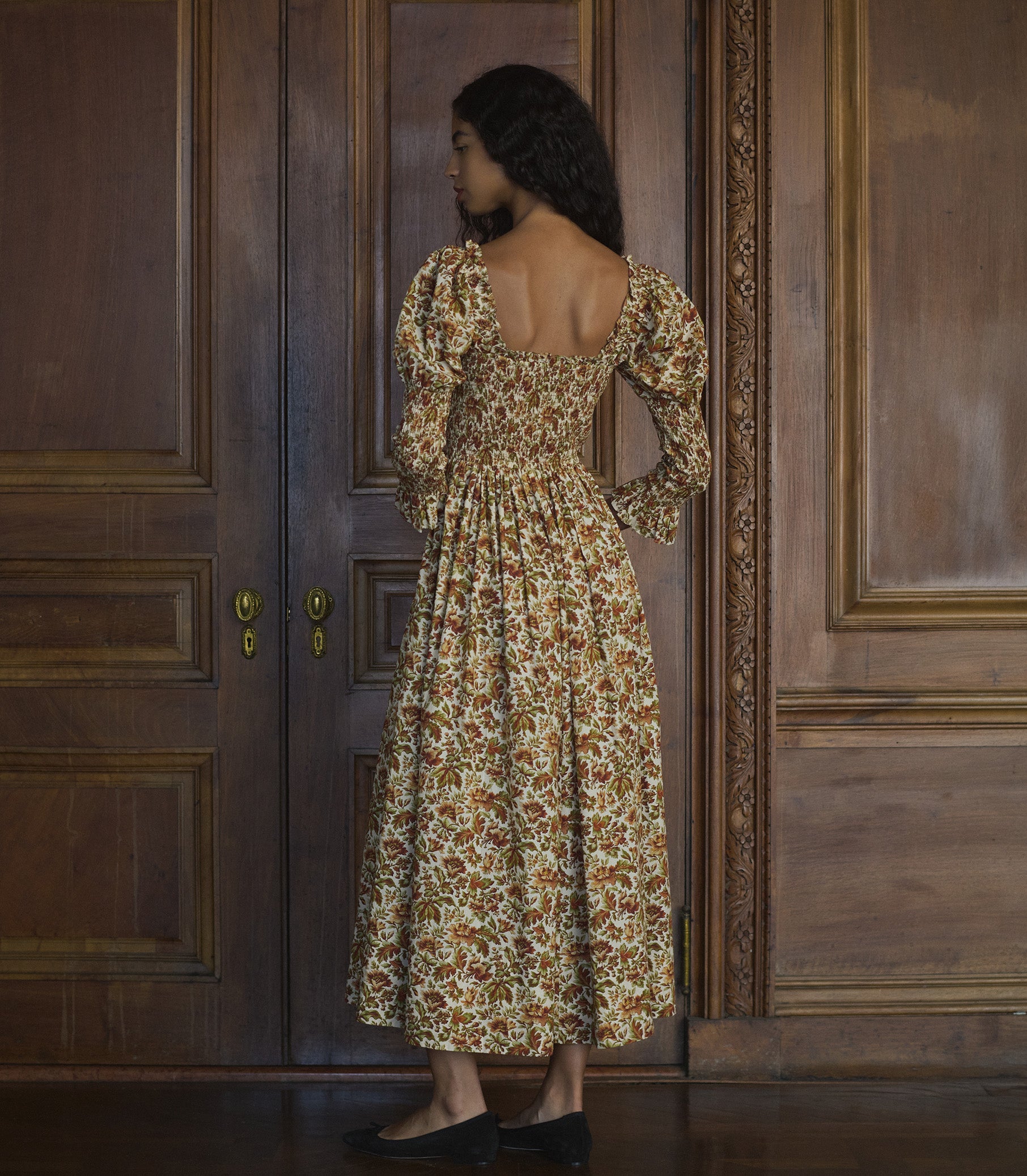 BIJOU DRESS -- IVORY REVE DES JARDINS view 7