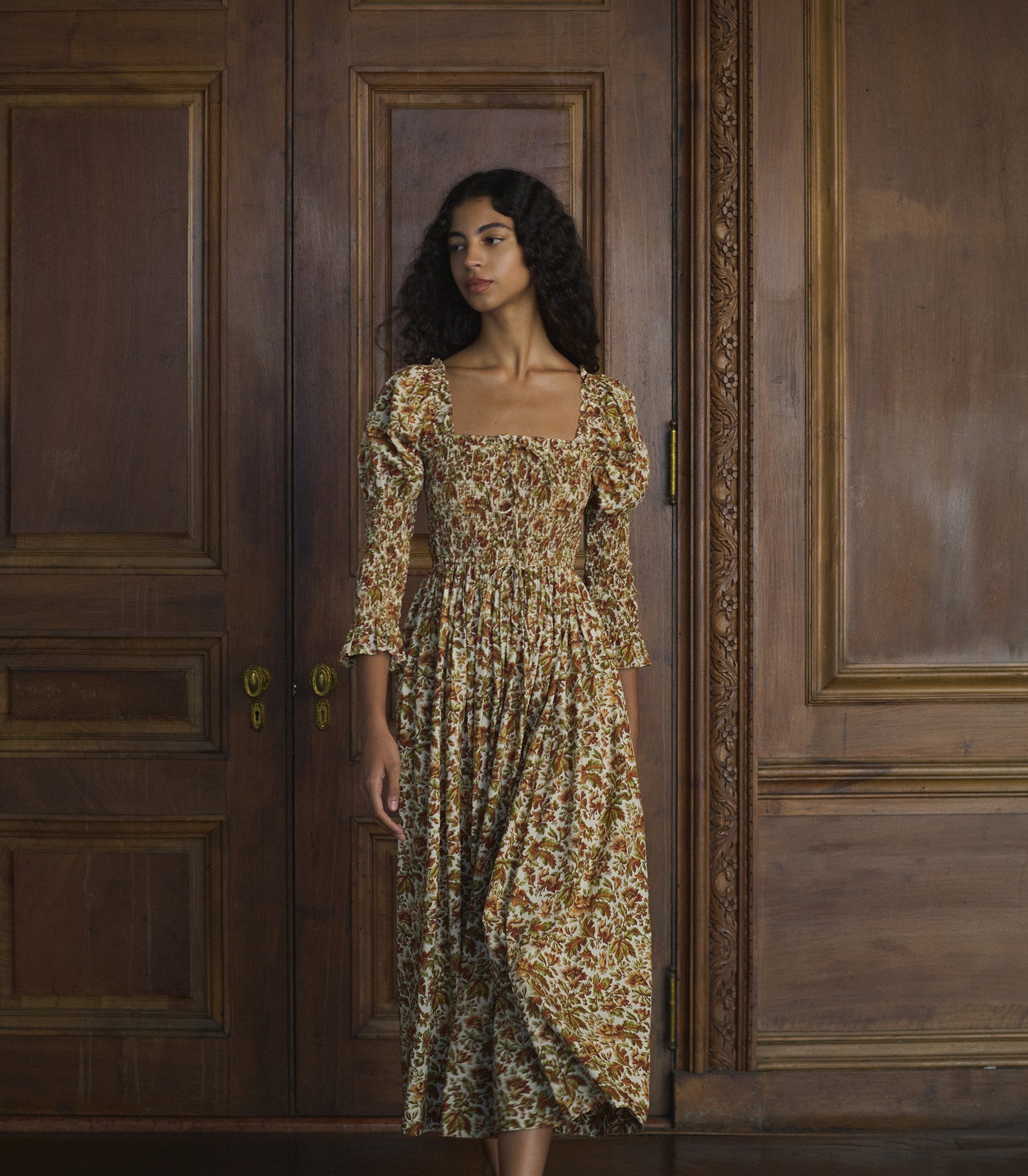 BIJOU DRESS -- IVORY REVE DES JARDINS view 6