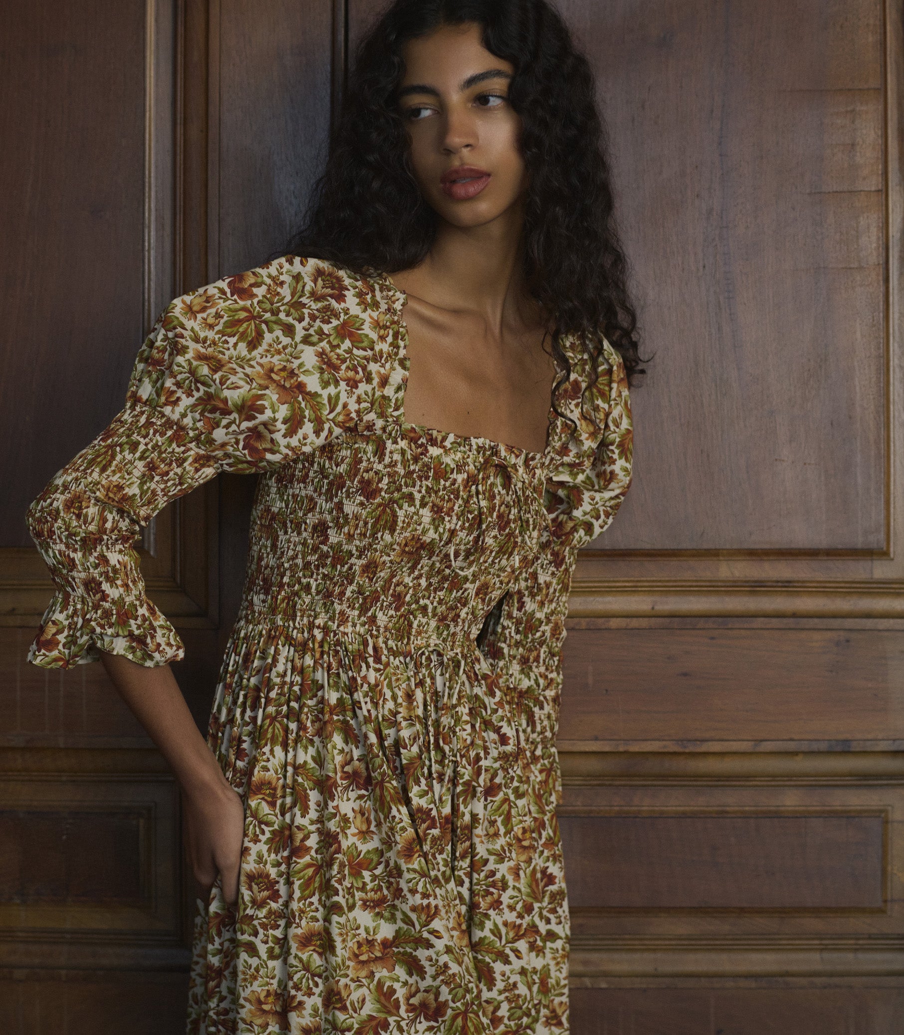 BIJOU DRESS -- IVORY REVE DES JARDINS view 2