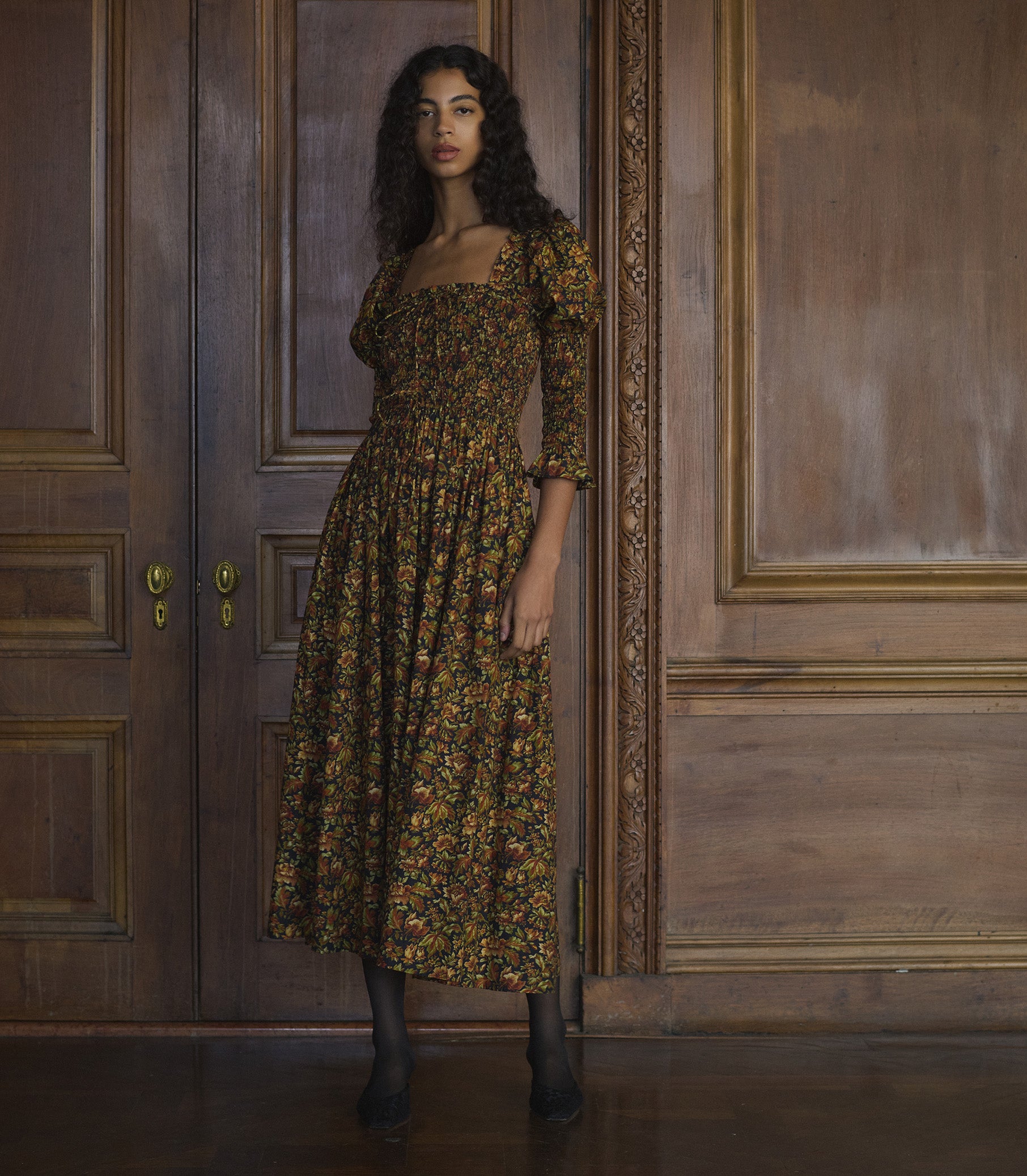 BIJOU DRESS -- NOIR RÊVE DES JARDINS view 6