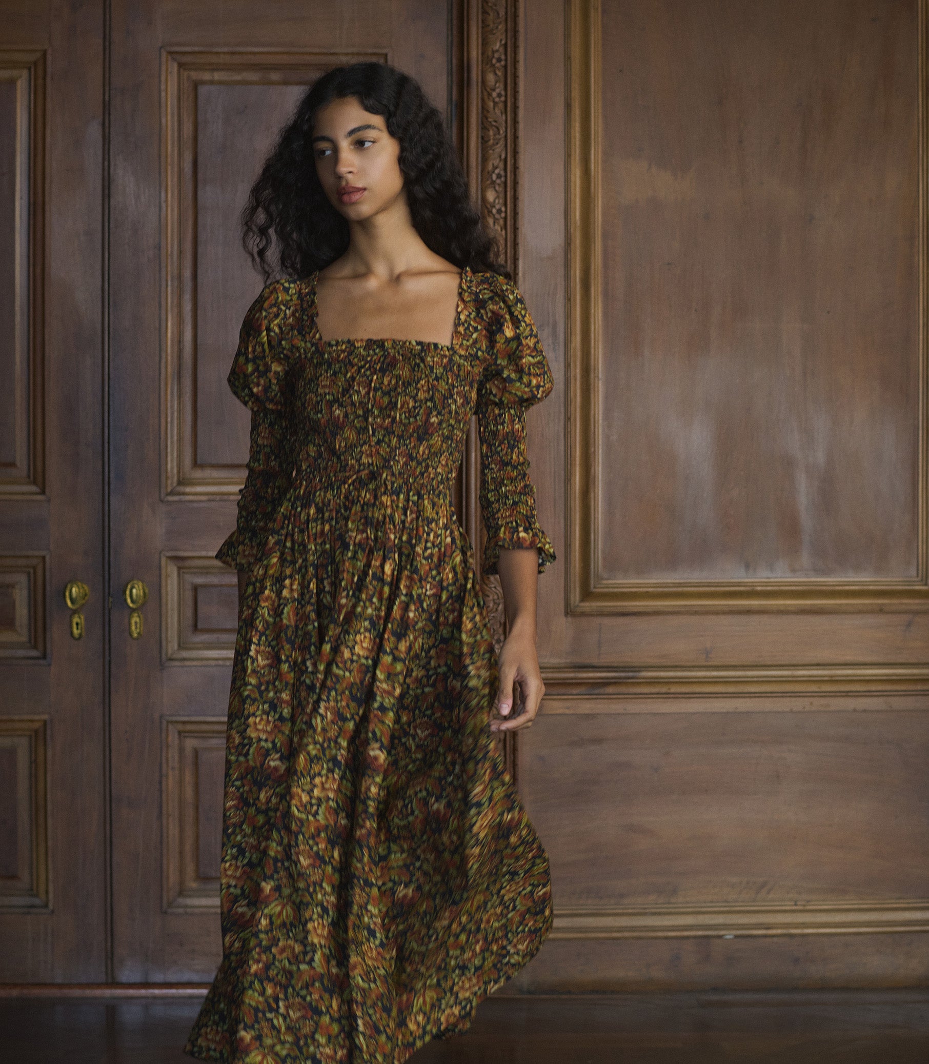 BIJOU DRESS -- NOIR RÊVE DES JARDINS view 8