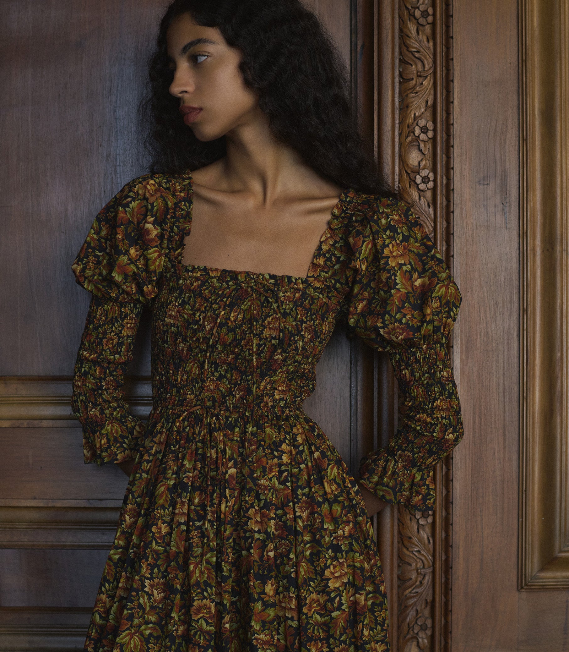 BIJOU DRESS -- NOIR RÊVE DES JARDINS view 2