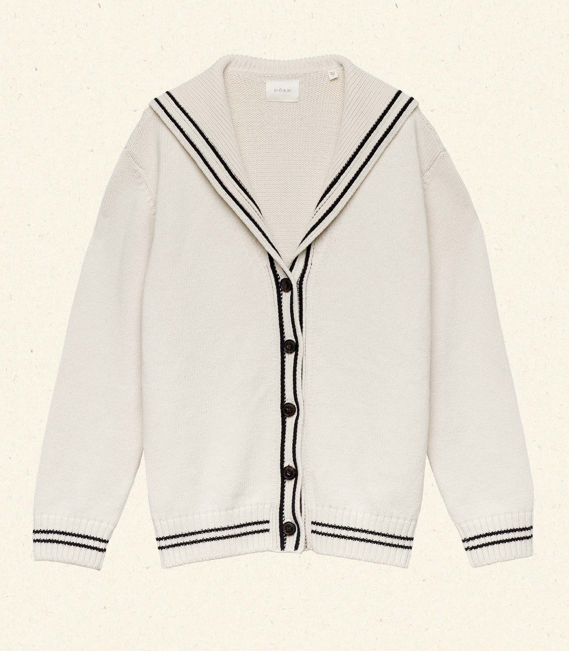 HMD -- BONAVENTURE CARDIGAN -- CRÃ©ME view 4
