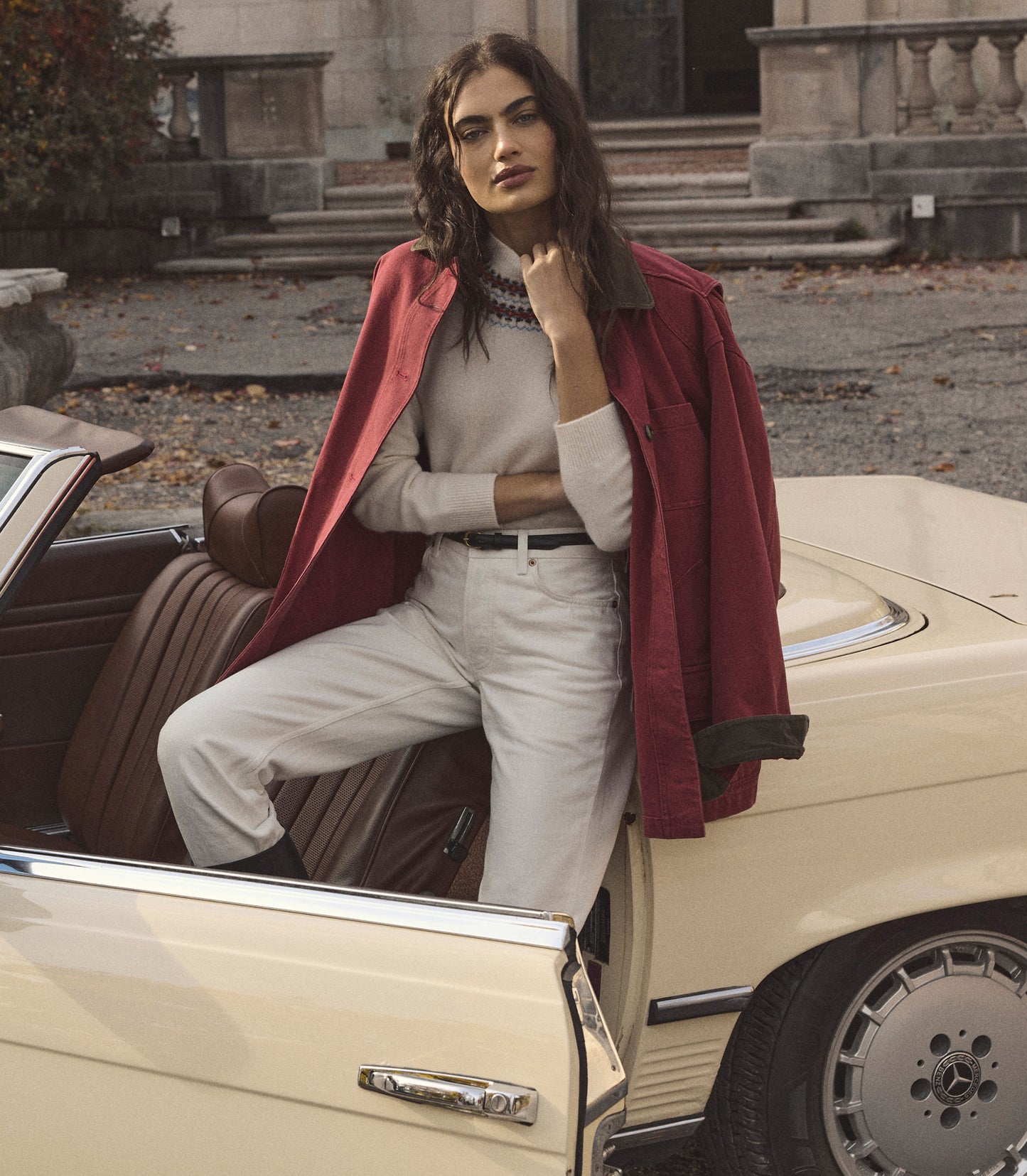 BONIFACE SWEATER -- IVORY ANNECY FAIR ISLE