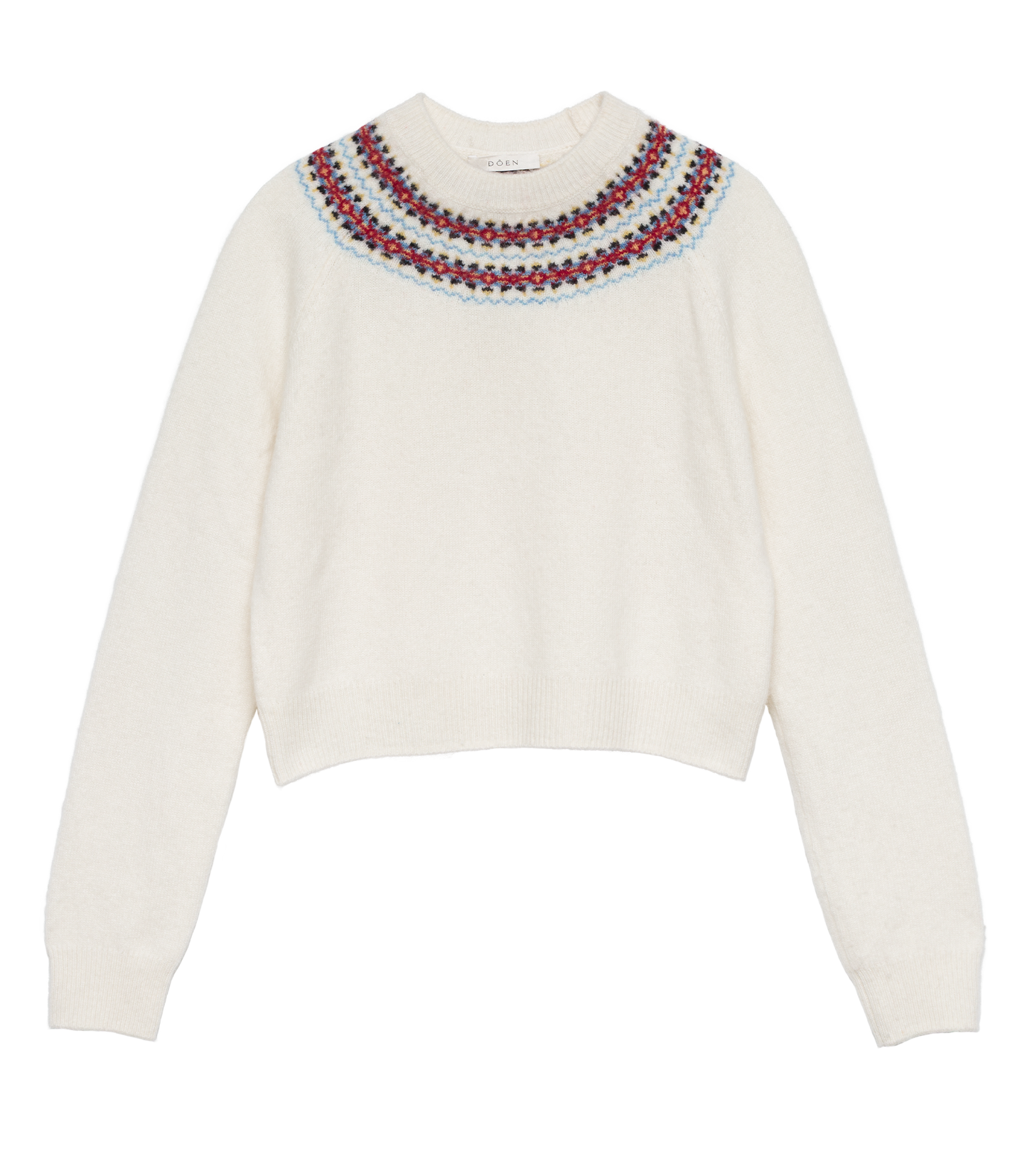 BONIFACE SWEATER -- IVORY ANNECY FAIR ISLE