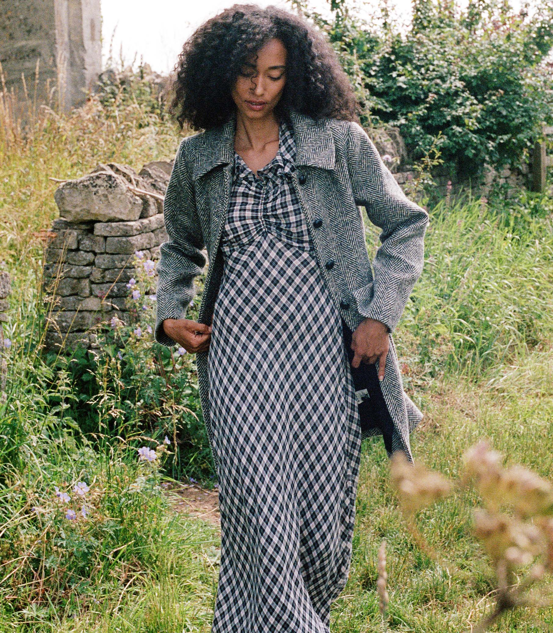 HMD -- BONNAIRE COAT -- HERRINGBONE view 1
