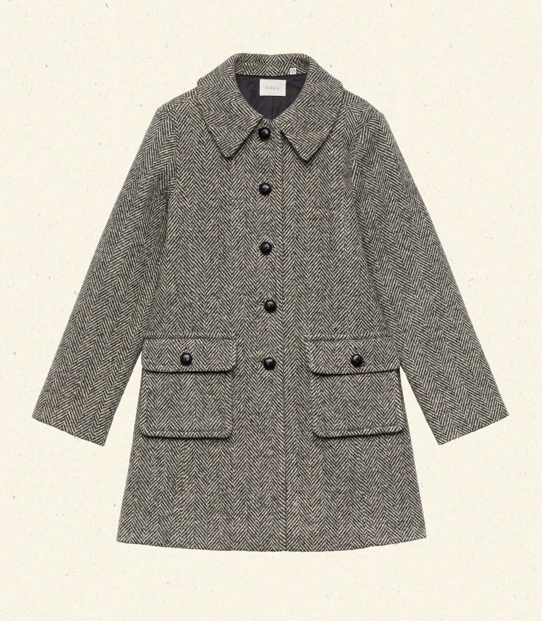 HMD -- BONNAIRE COAT -- HERRINGBONE view 6
