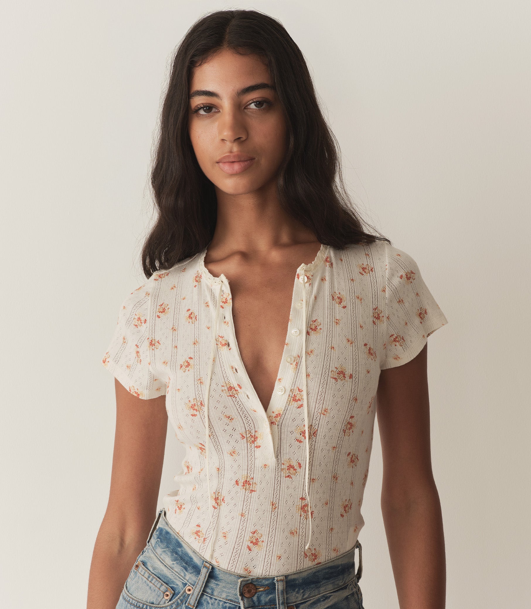 BRIE TEE -- FRENCH MARIGOLD view 2