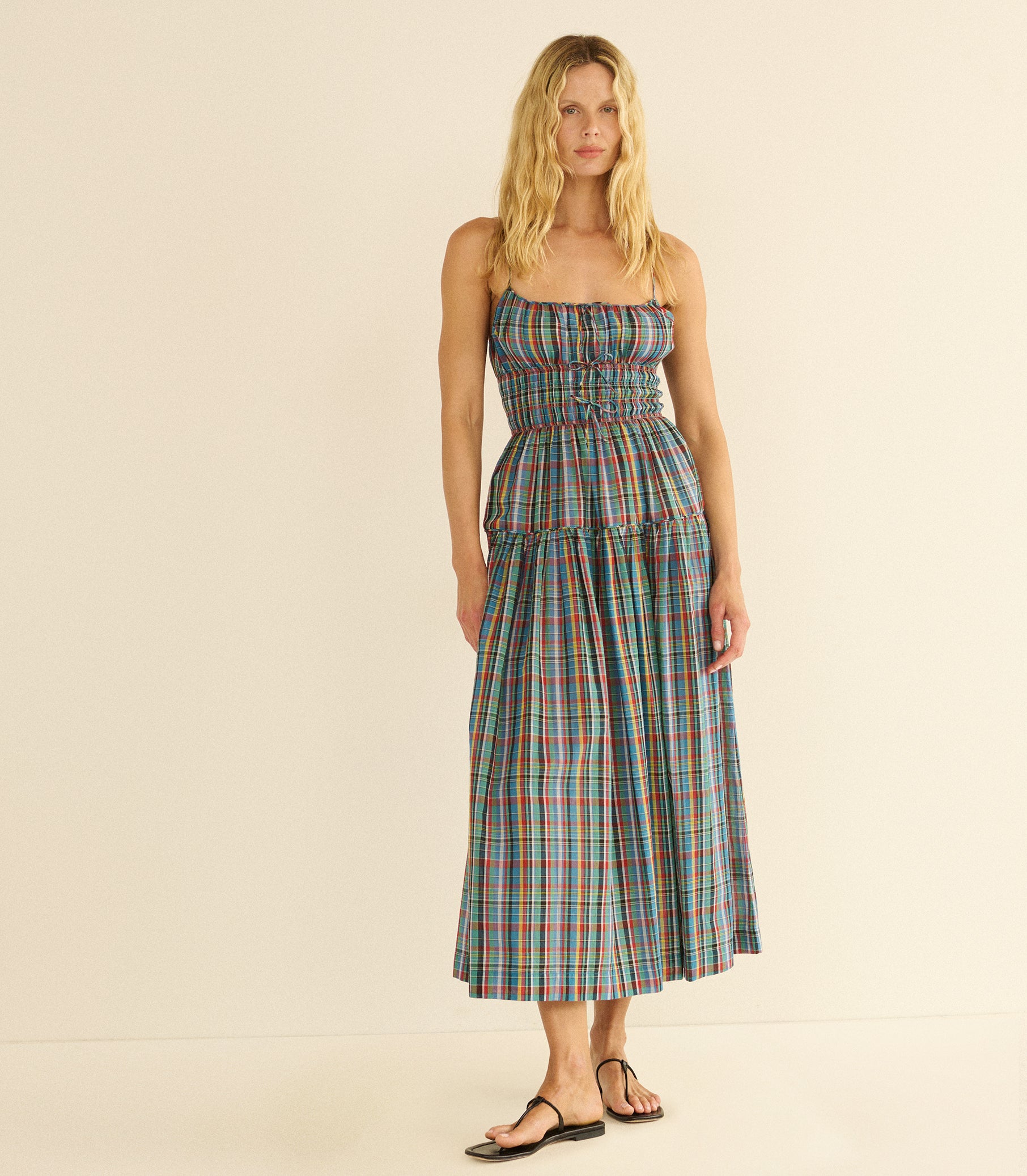 BRIELLE DRESS -- ALDERBROOK PLAID view 2
