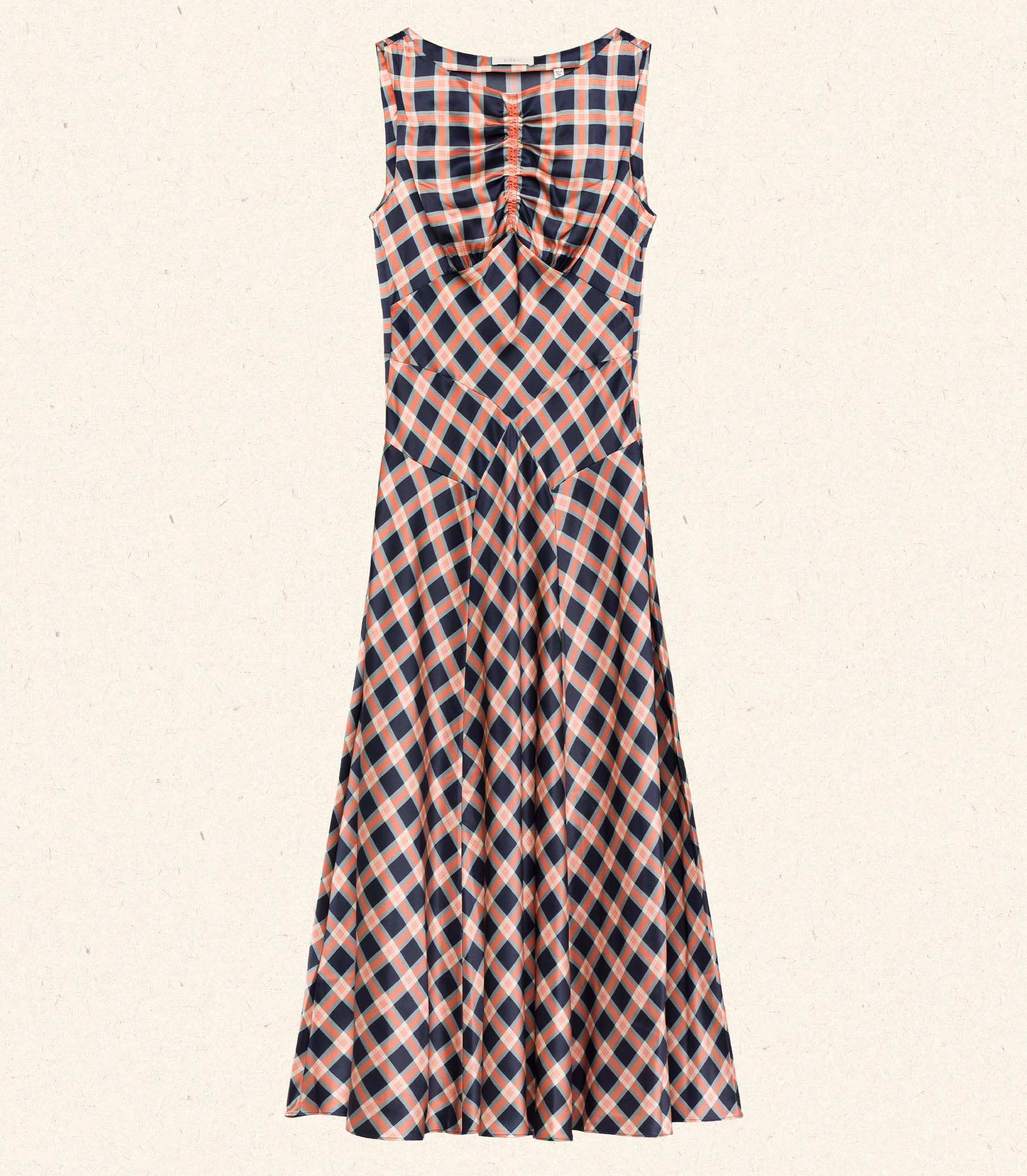 BRUNA DRESS -- GIVERNY PLAID view 5