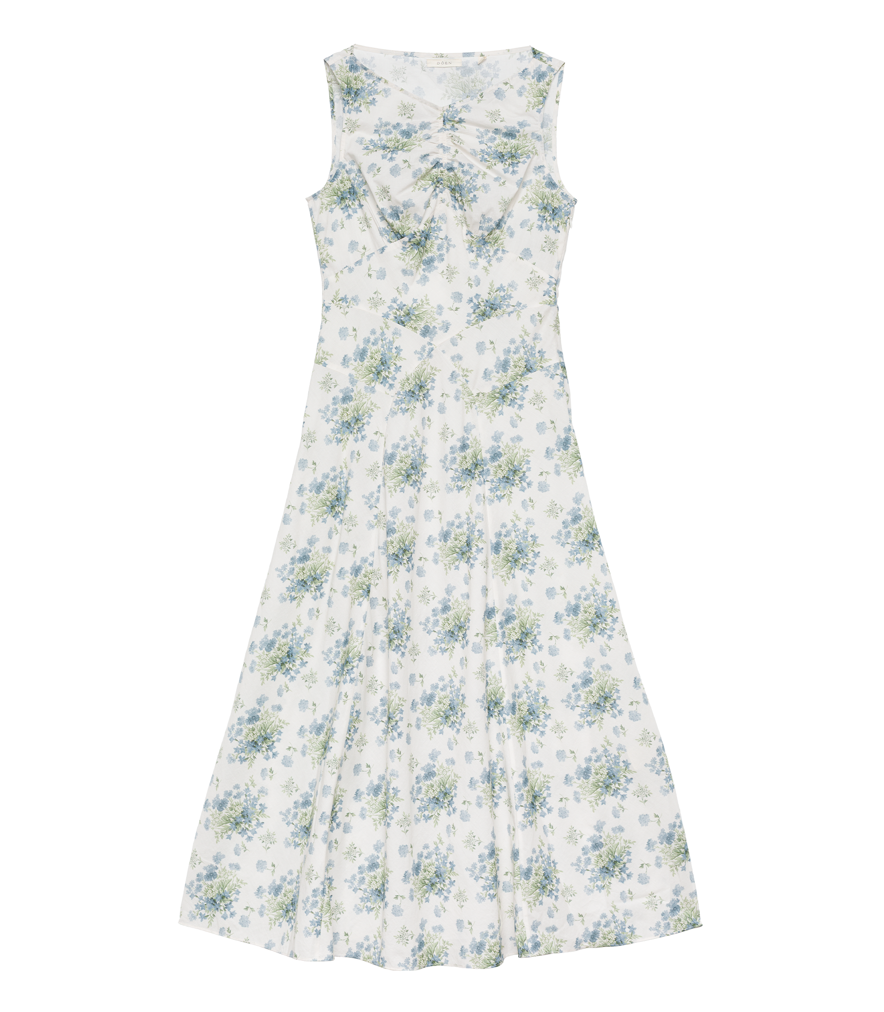 BRUNA DRESS -- CRÈME LANTANA FLORAL view 6