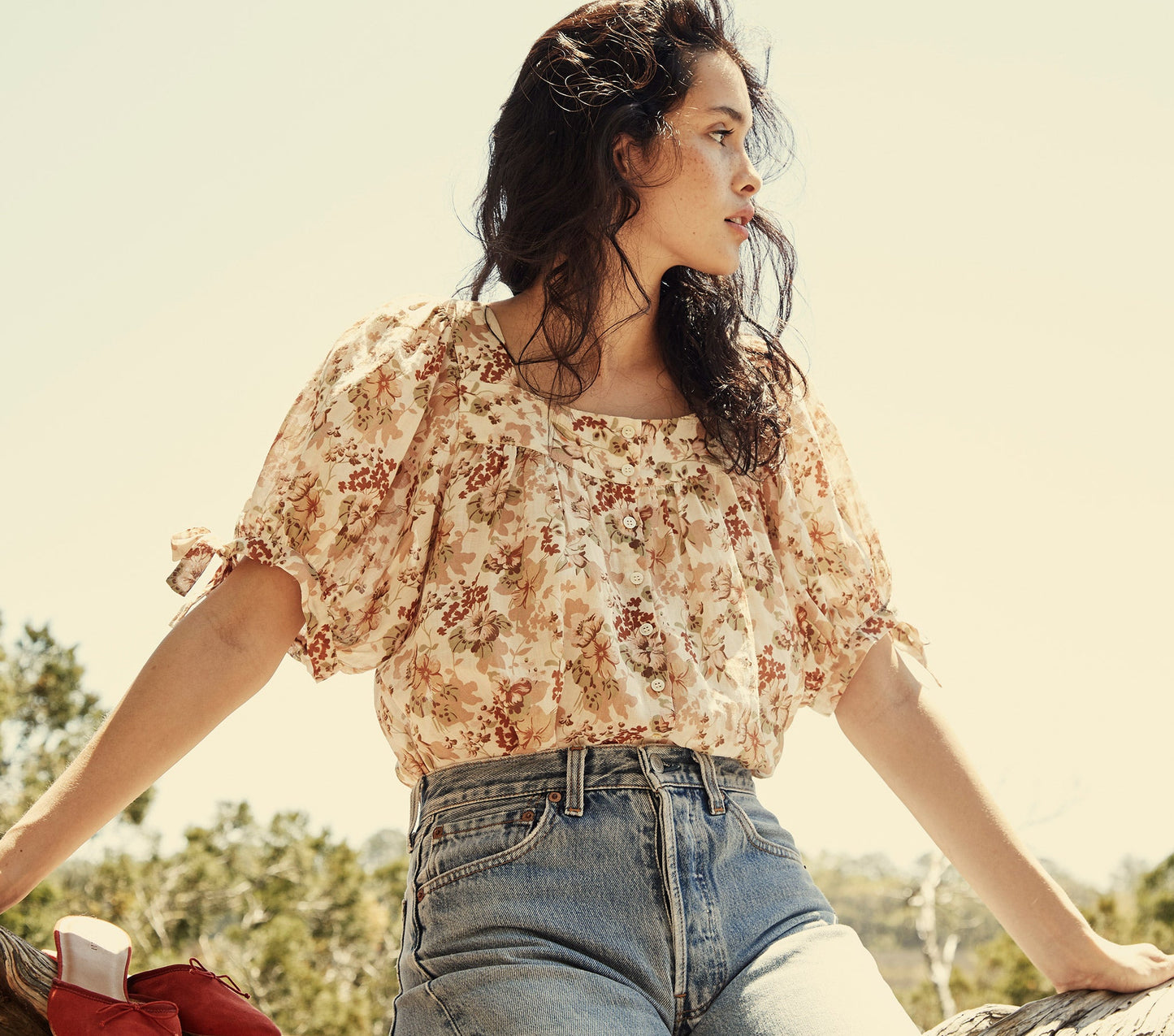 HMD -- BAY TOP -- CANYON FLORAL PRINT