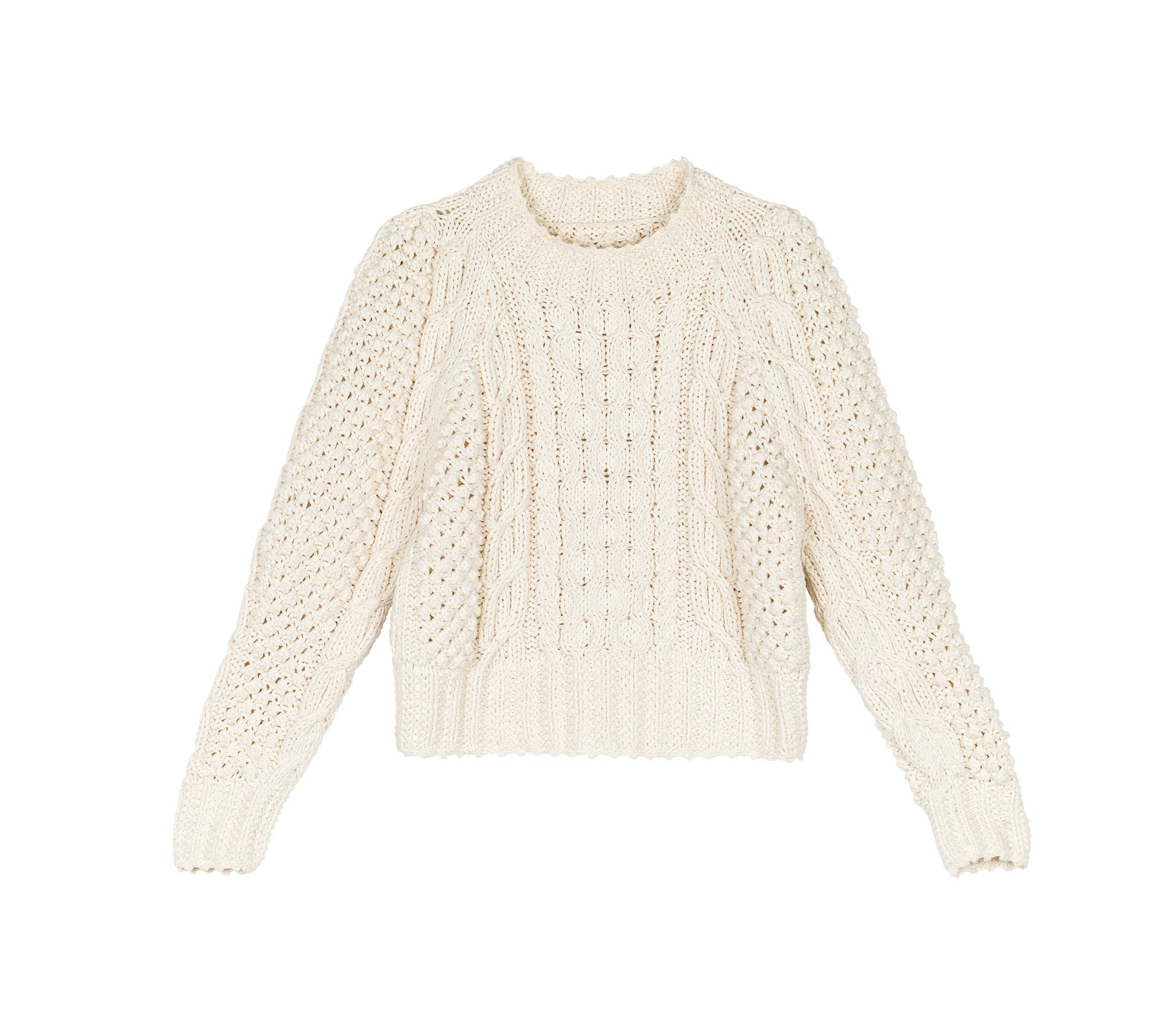 HMD -- BAYOU SWEATER -- IVORY view 8
