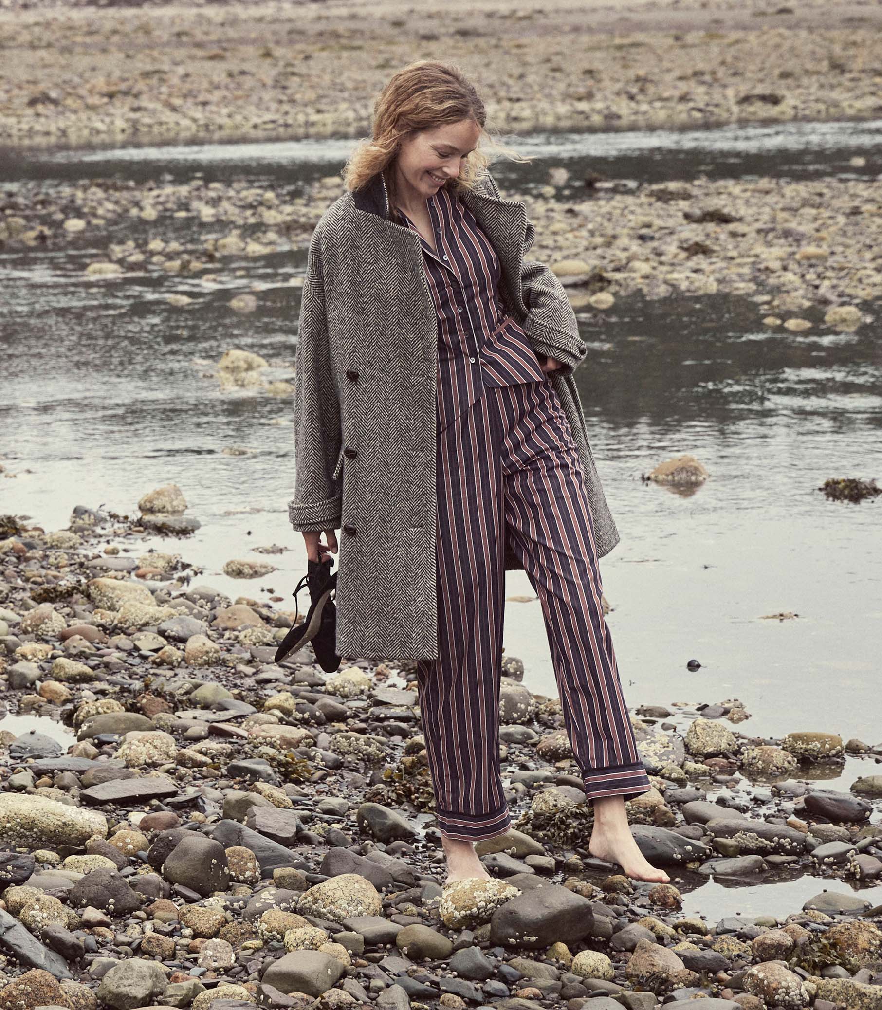 HMD -- CACIA PANT -- HUDSON STRIPE