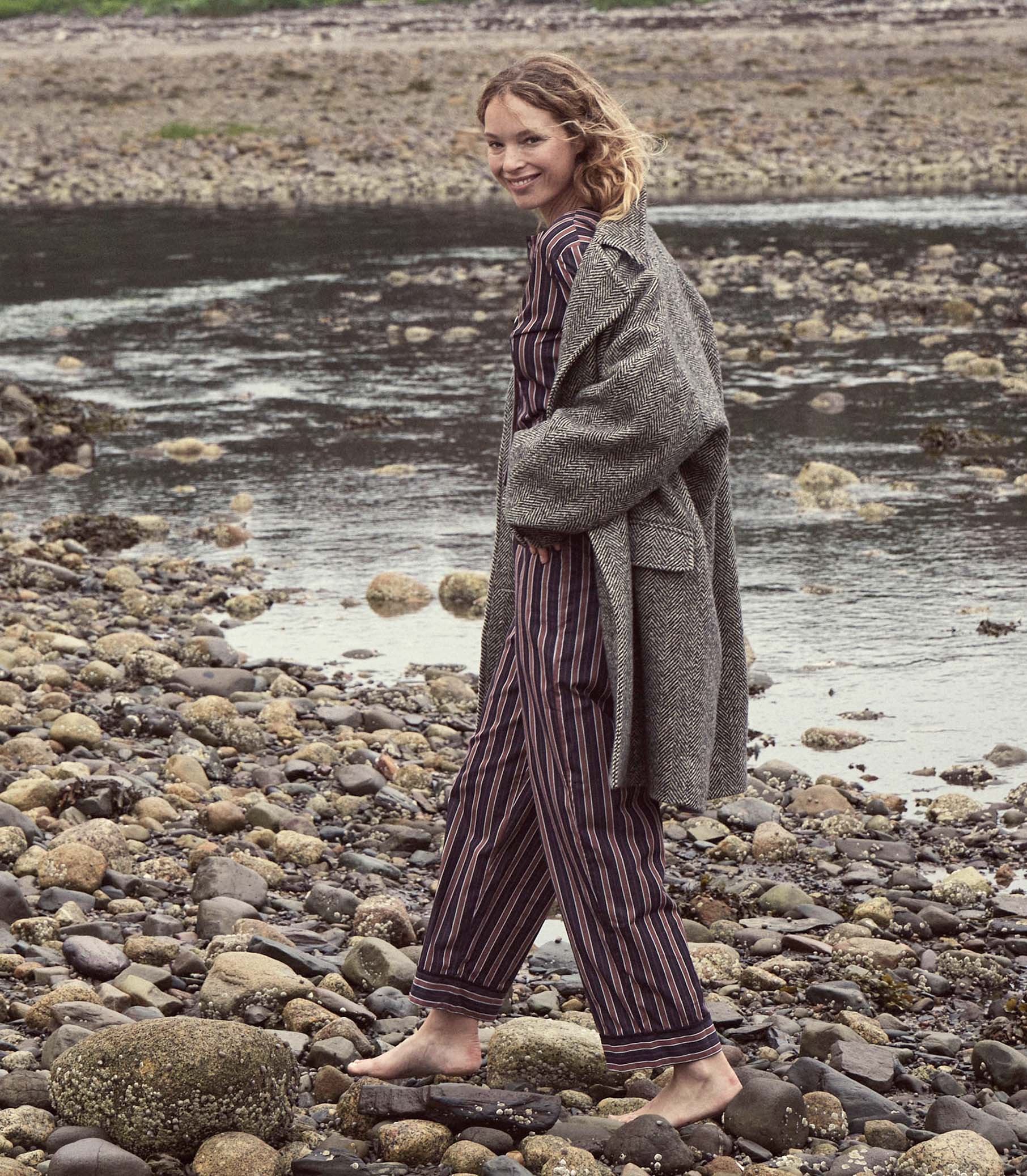 HMD -- CACIA PANT -- HUDSON STRIPE view 3