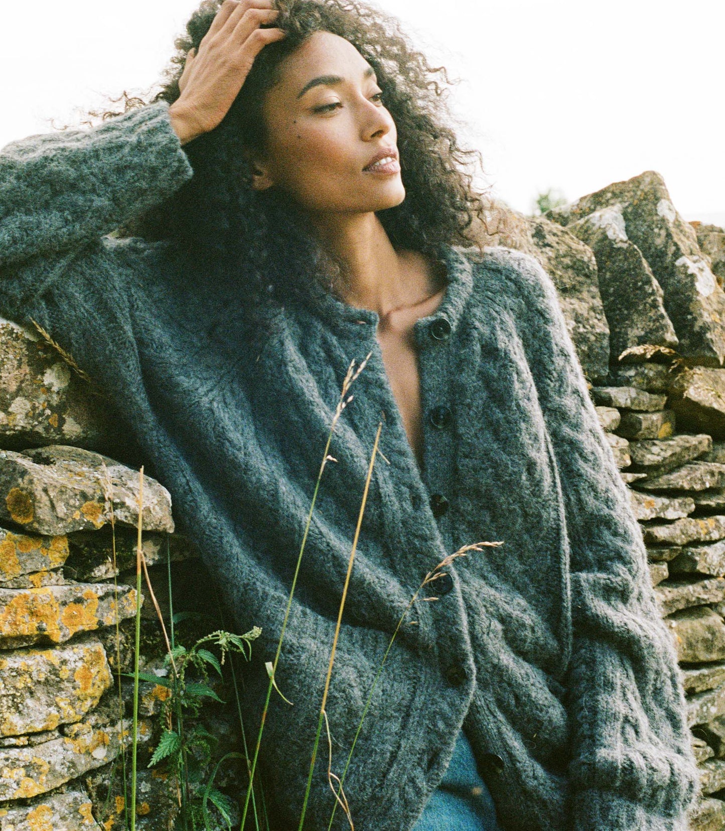 HMD -- CALDWELL CARDIGAN -- CHARCOAL