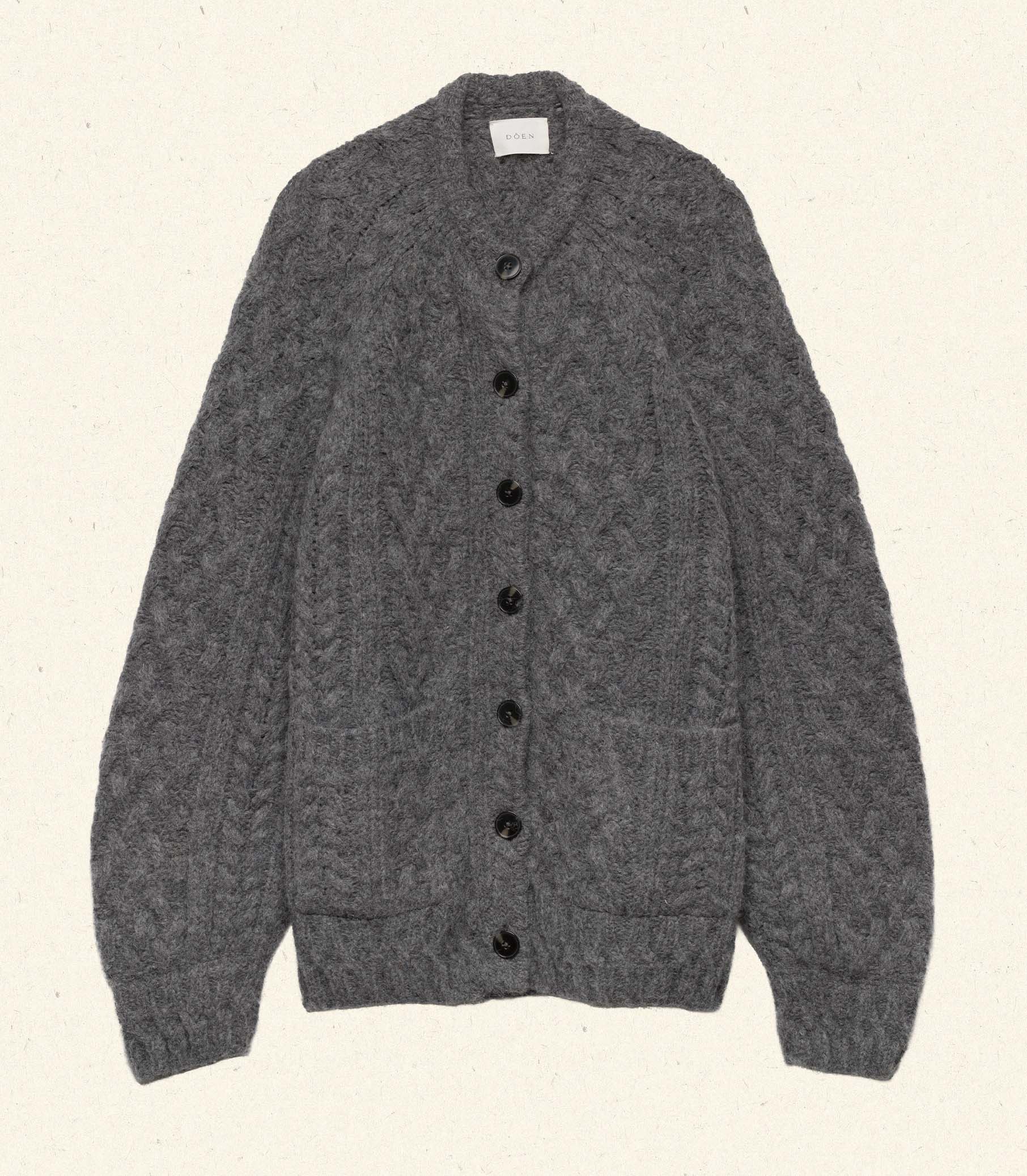 HMD -- CALDWELL CARDIGAN -- CHARCOAL view 6
