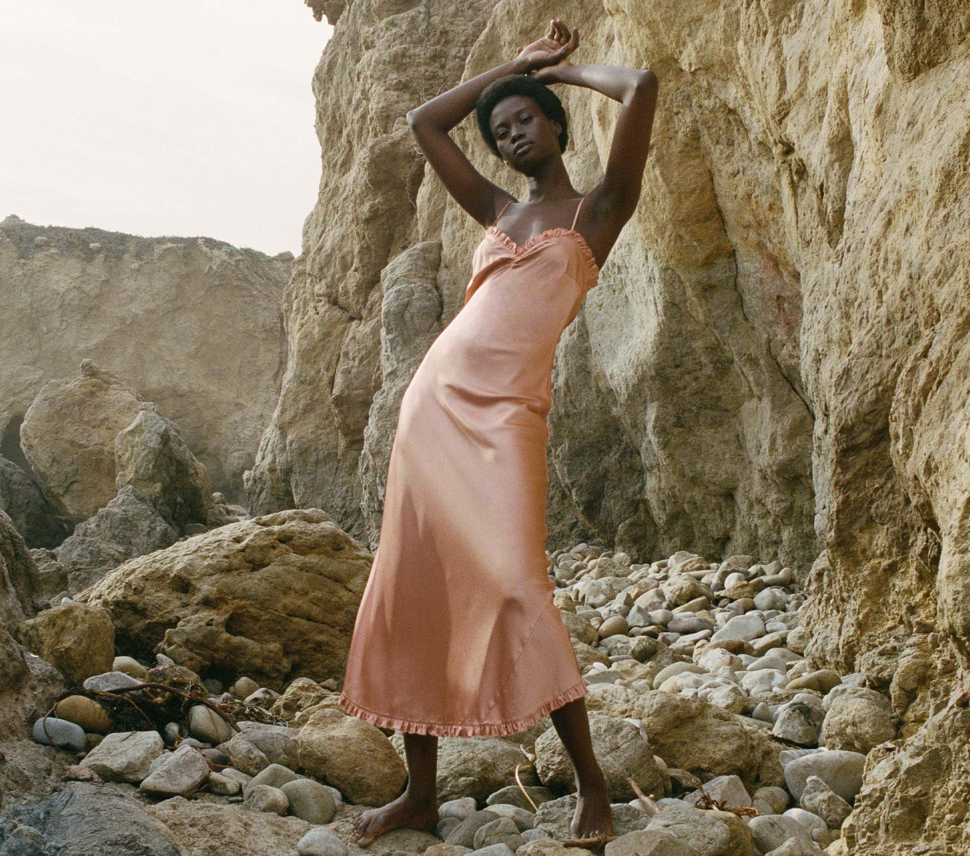 HMD -- CALSI DRESS -- PAPAYA view 8
