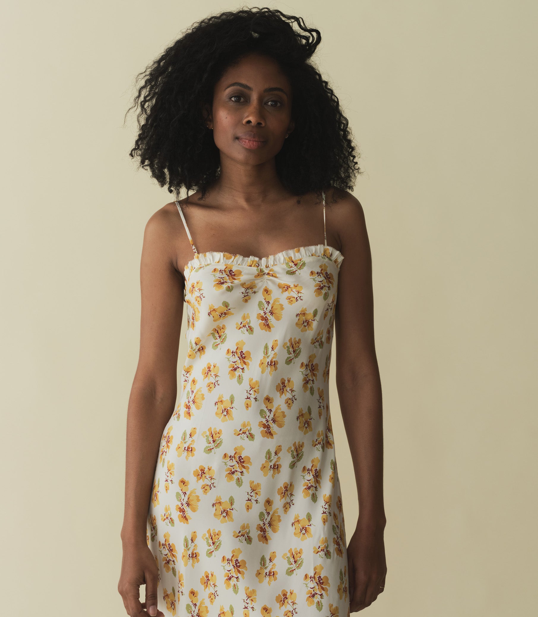CALSI DRESS -- AMBER FROLICKING FLORAL view 2