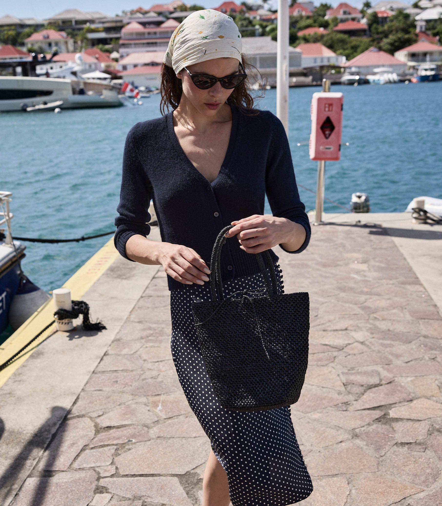 CAMERON CARDIGAN -- NAVY view 1