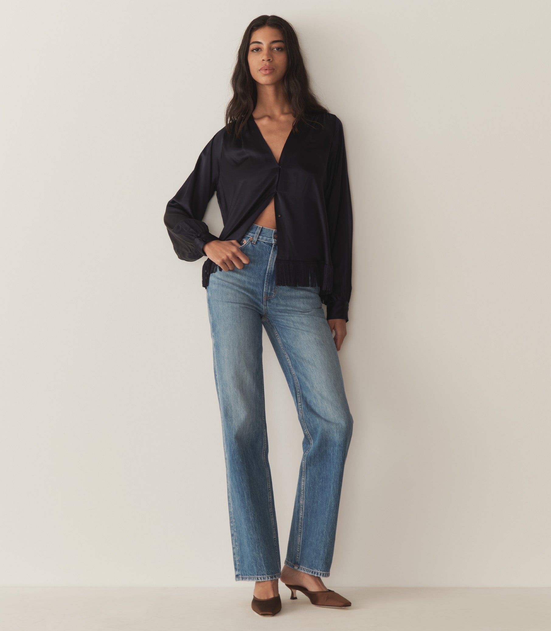 HMD -- CANDACE TOP -- DEEP NAVY view 3