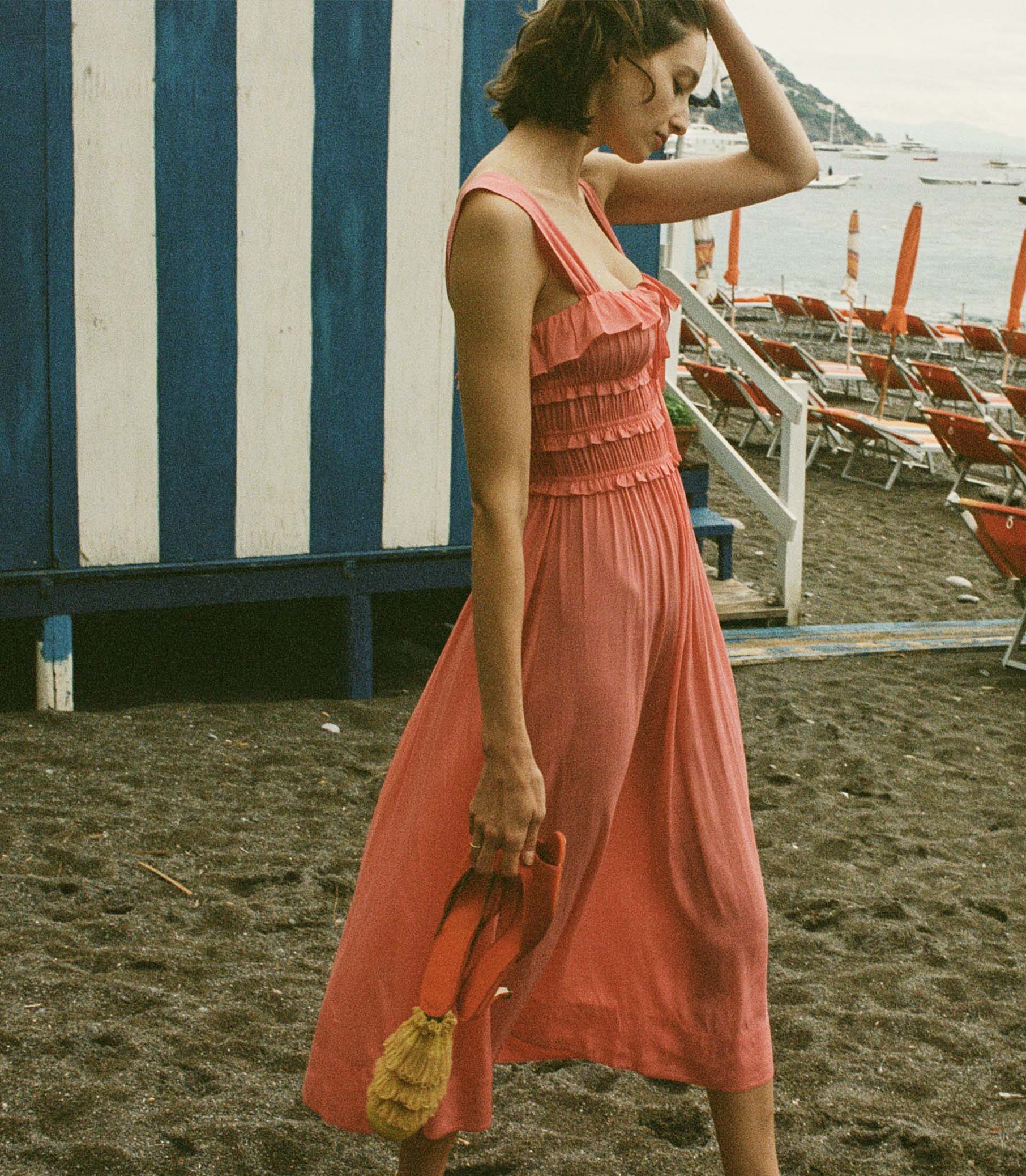 HMD -- CAROLYNN DRESS -- CORAL ROSE view 4
