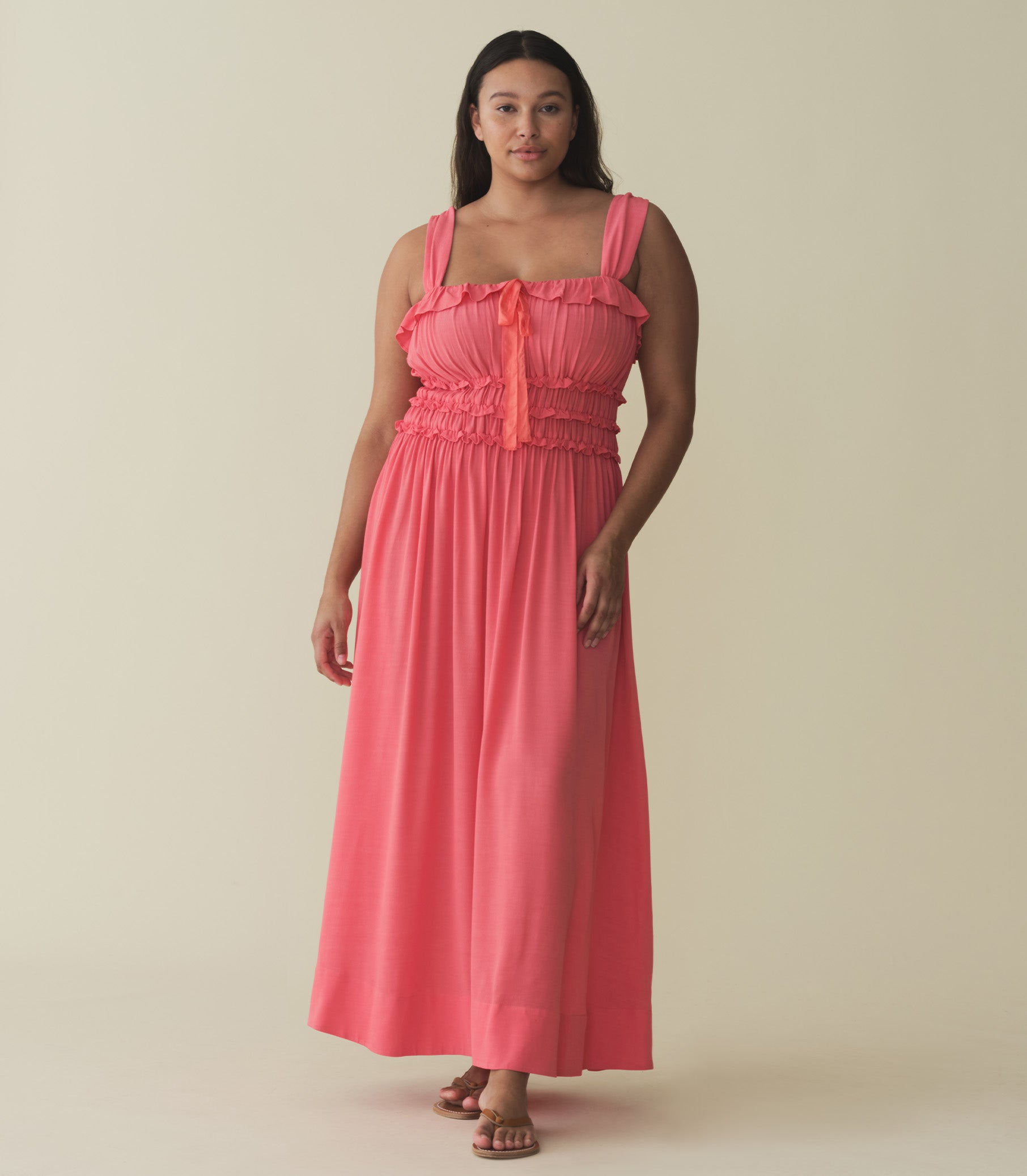 HMD -- CAROLYNN DRESS -- CORAL ROSE view 6
