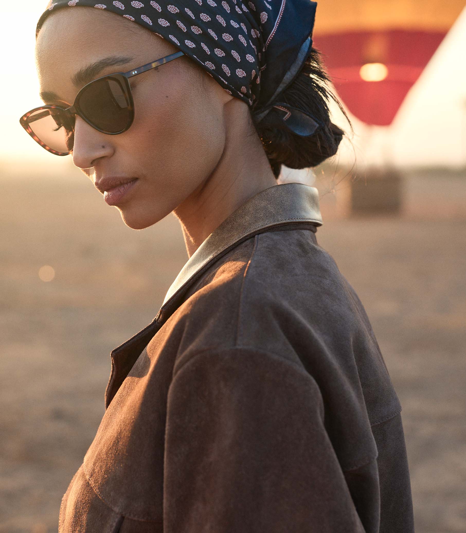 CARSON SUEDE JACKET -- SABLE view 2
