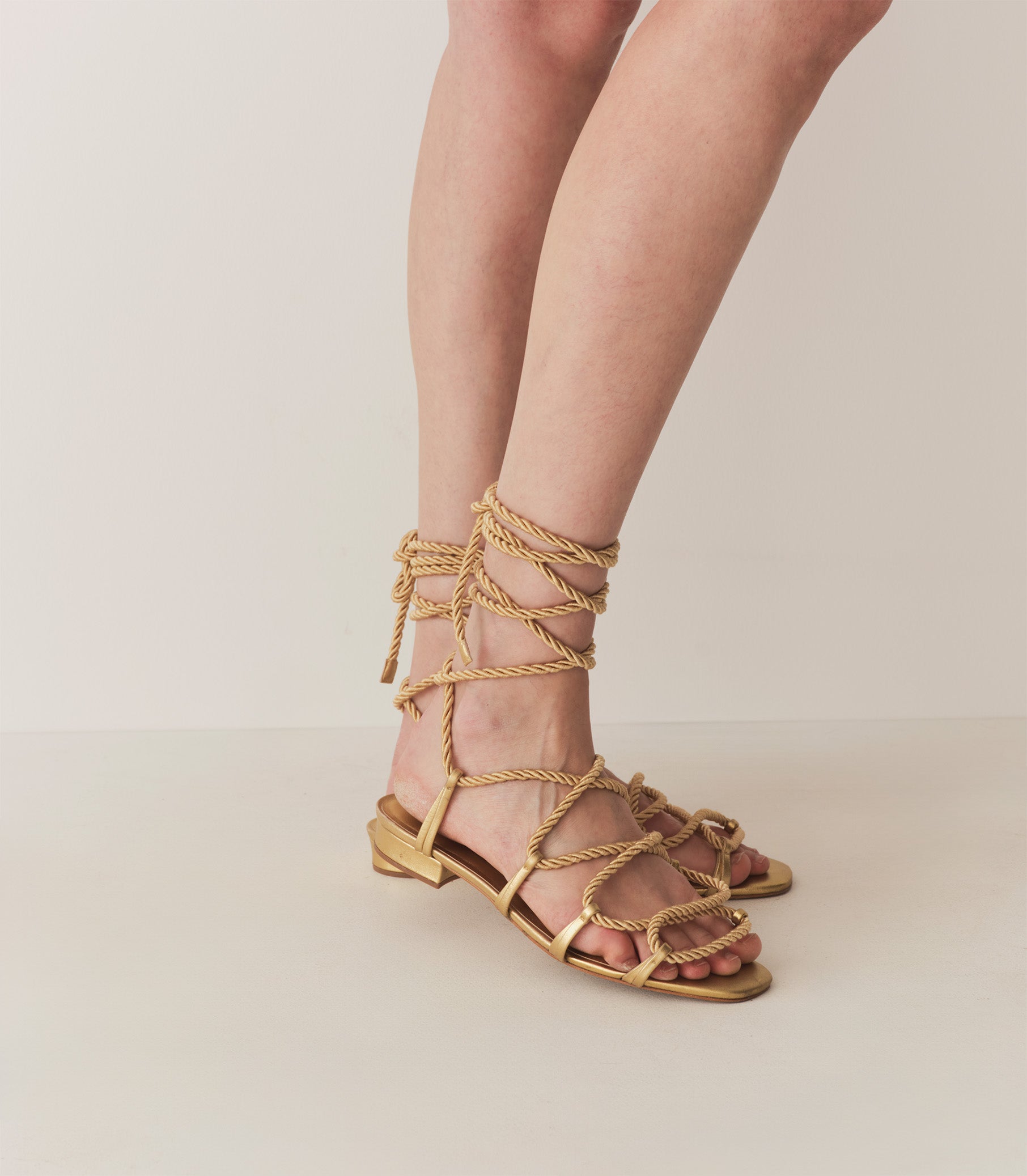 CASTILLE GLADIATOR SANDAL -- GOLD METALLIC view 2