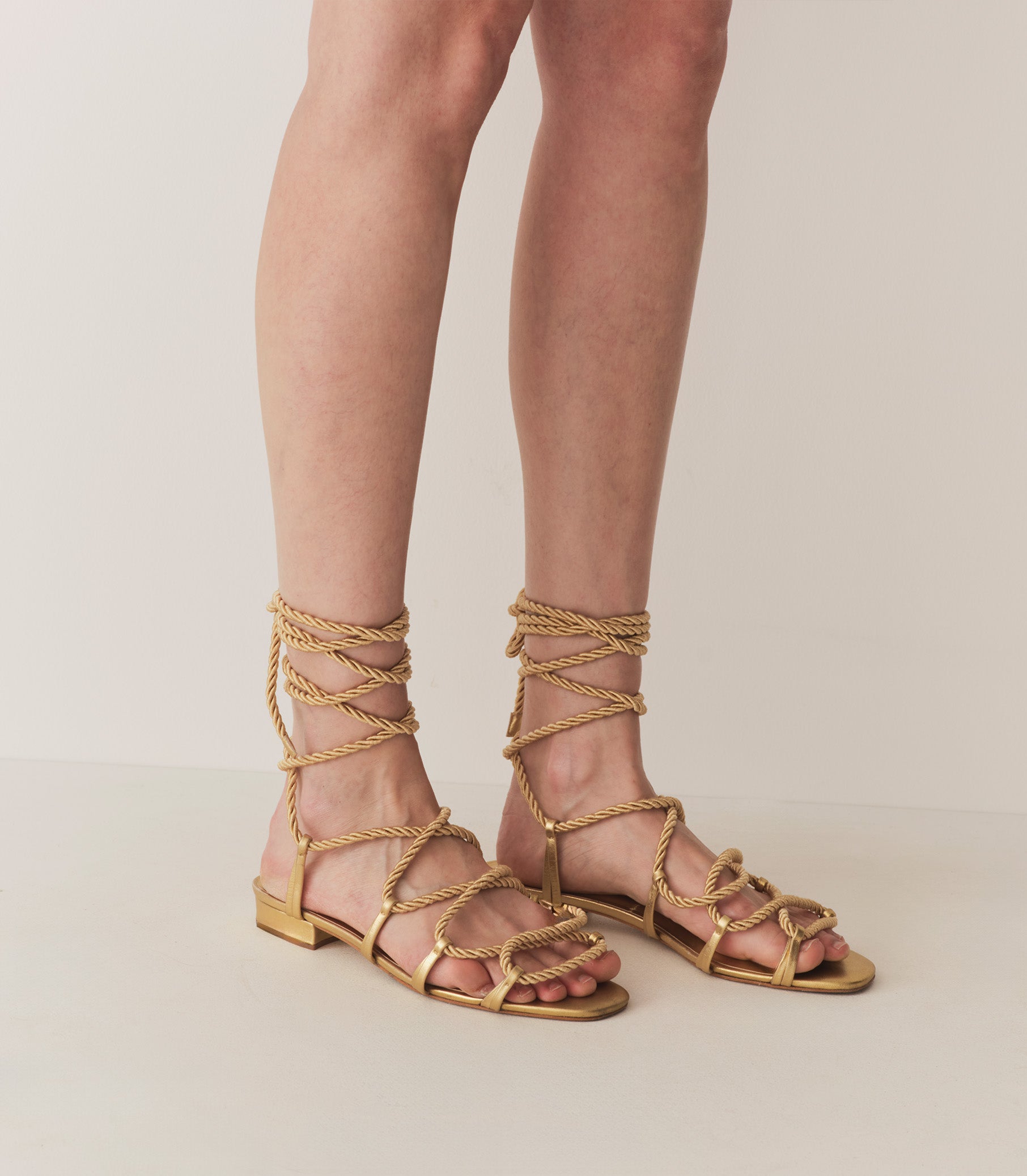 CASTILLE GLADIATOR SANDAL -- GOLD METALLIC view 1