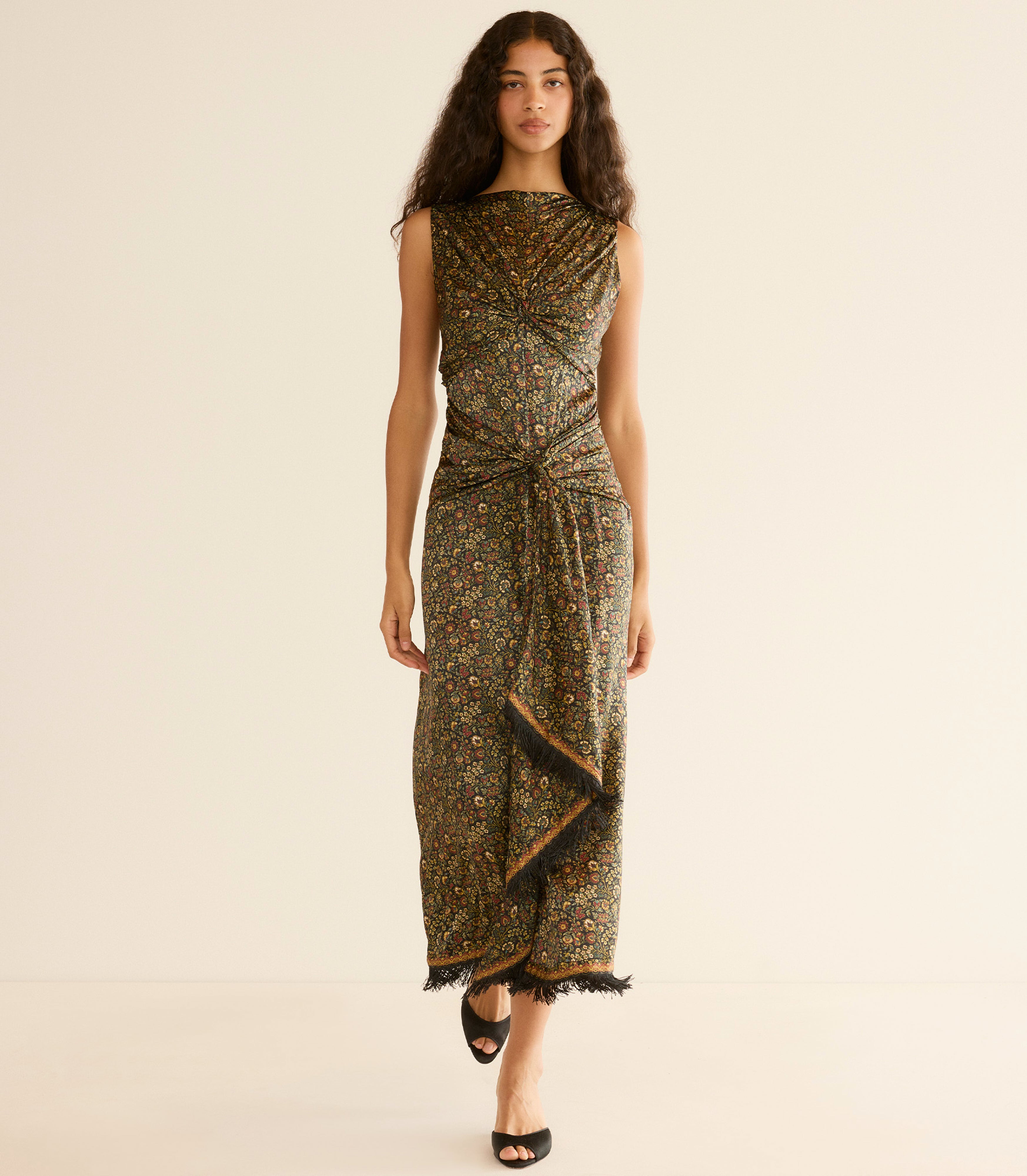 CATALINE DRESS -- FLEUR DE MAJORELLE