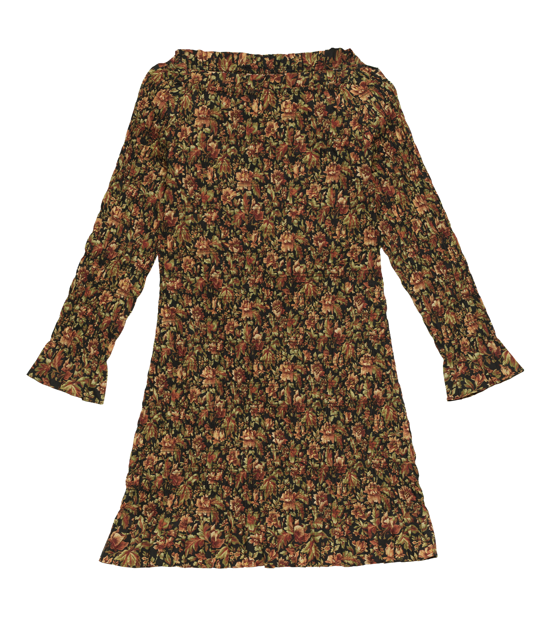 CECILLIA DRESS -- NOIR RÊVE DES JARDINS view 6