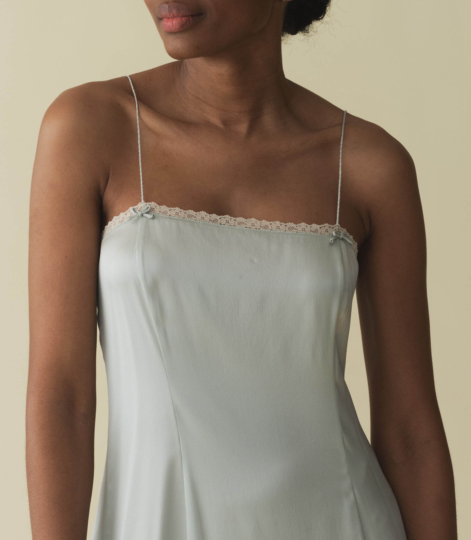 CELANO DRESS -- DUSTY BLUE view 2