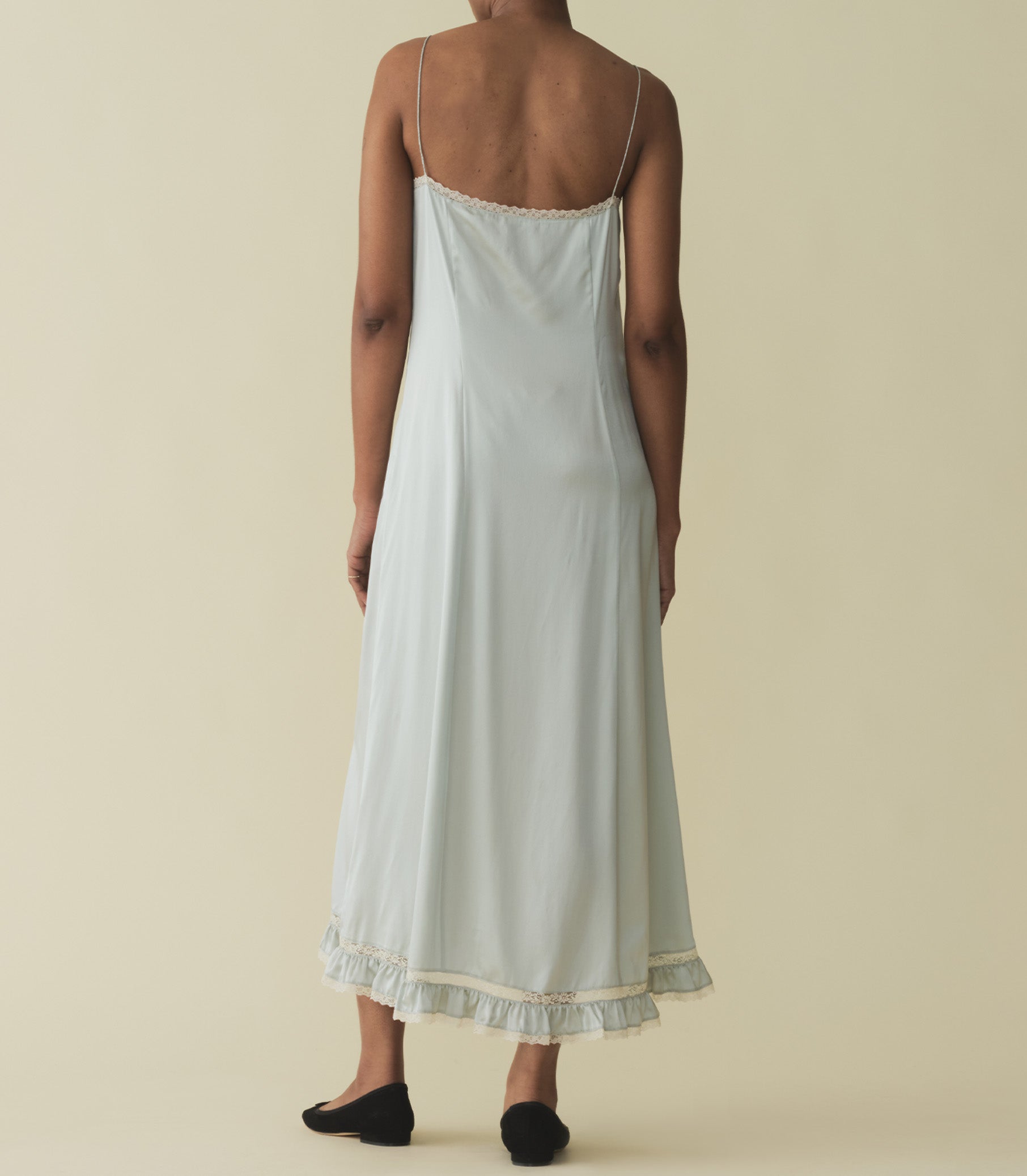 CELANO DRESS -- DUSTY BLUE view 7